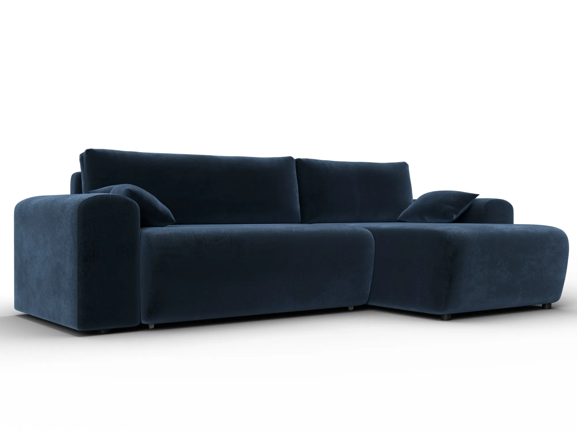 Диван угловой Лига-099 угол универсальный ( TOWER 13 синий )