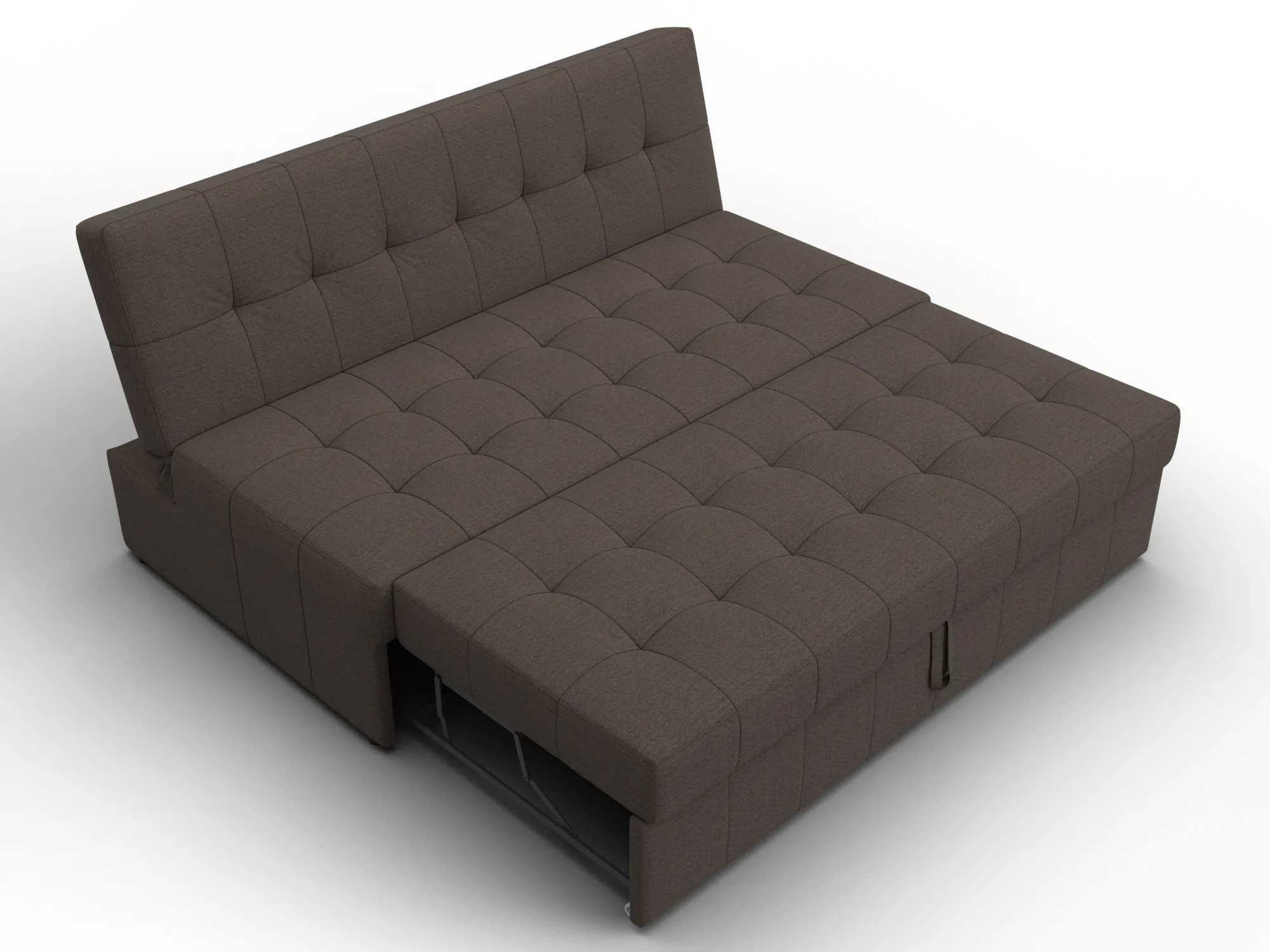 Диван прямой Лига-107 (160) ( Амур 05 коричневый )