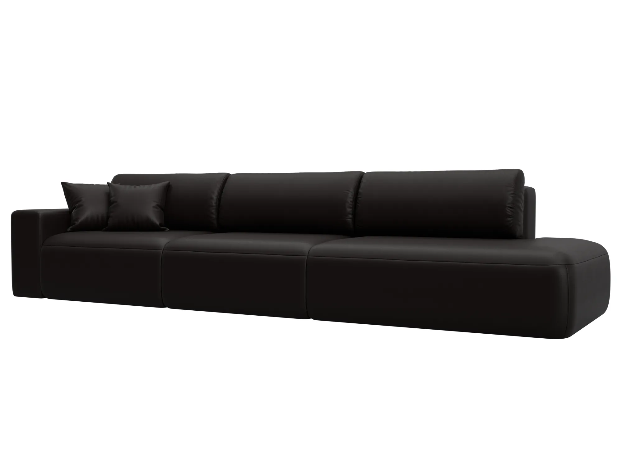 Диван прямой Лига-036 НПБ Модерн Лонг подлокотник слева