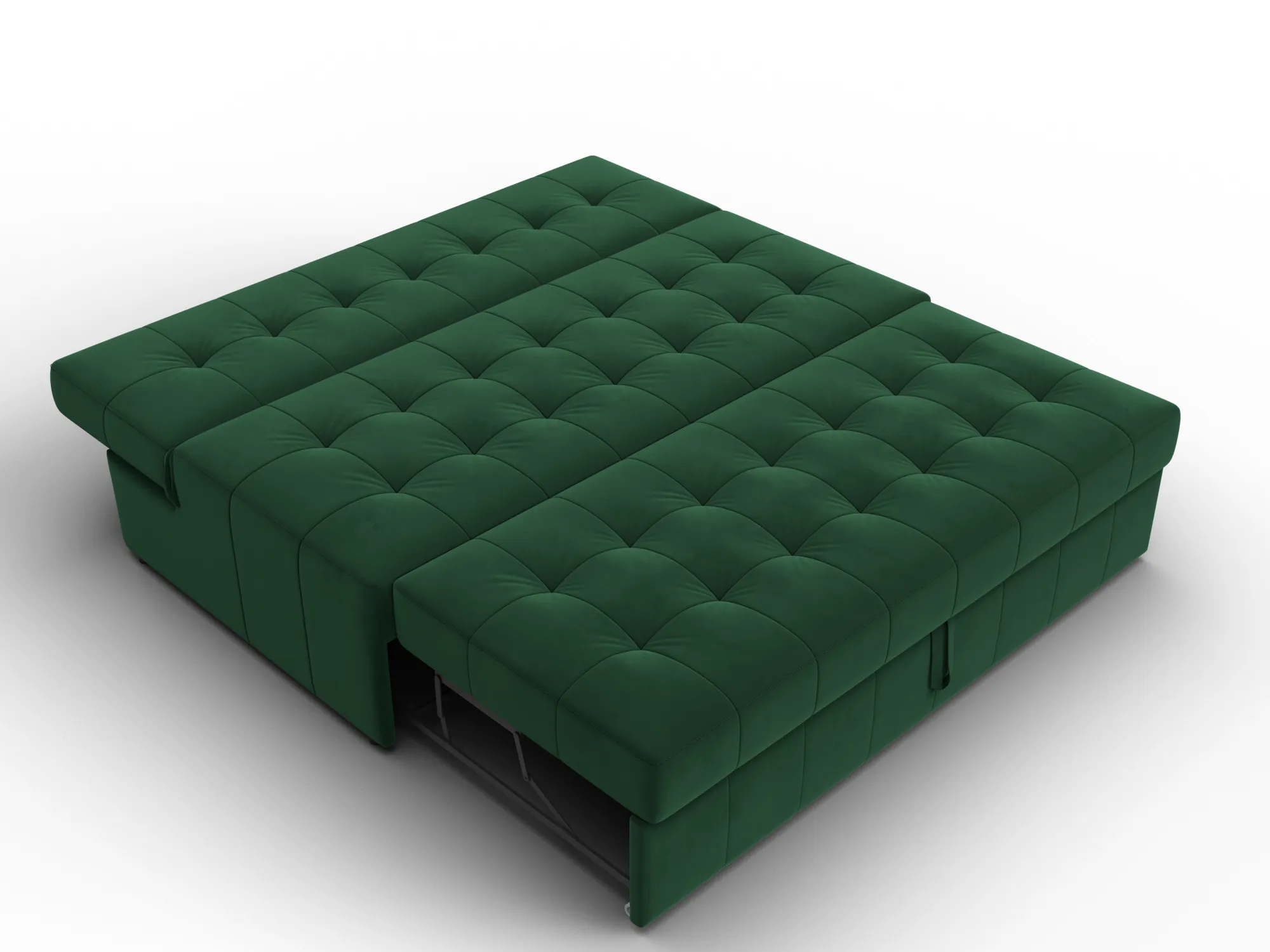 Диван прямой Лига-107 (160) ( SEVEN 626 зеленый )