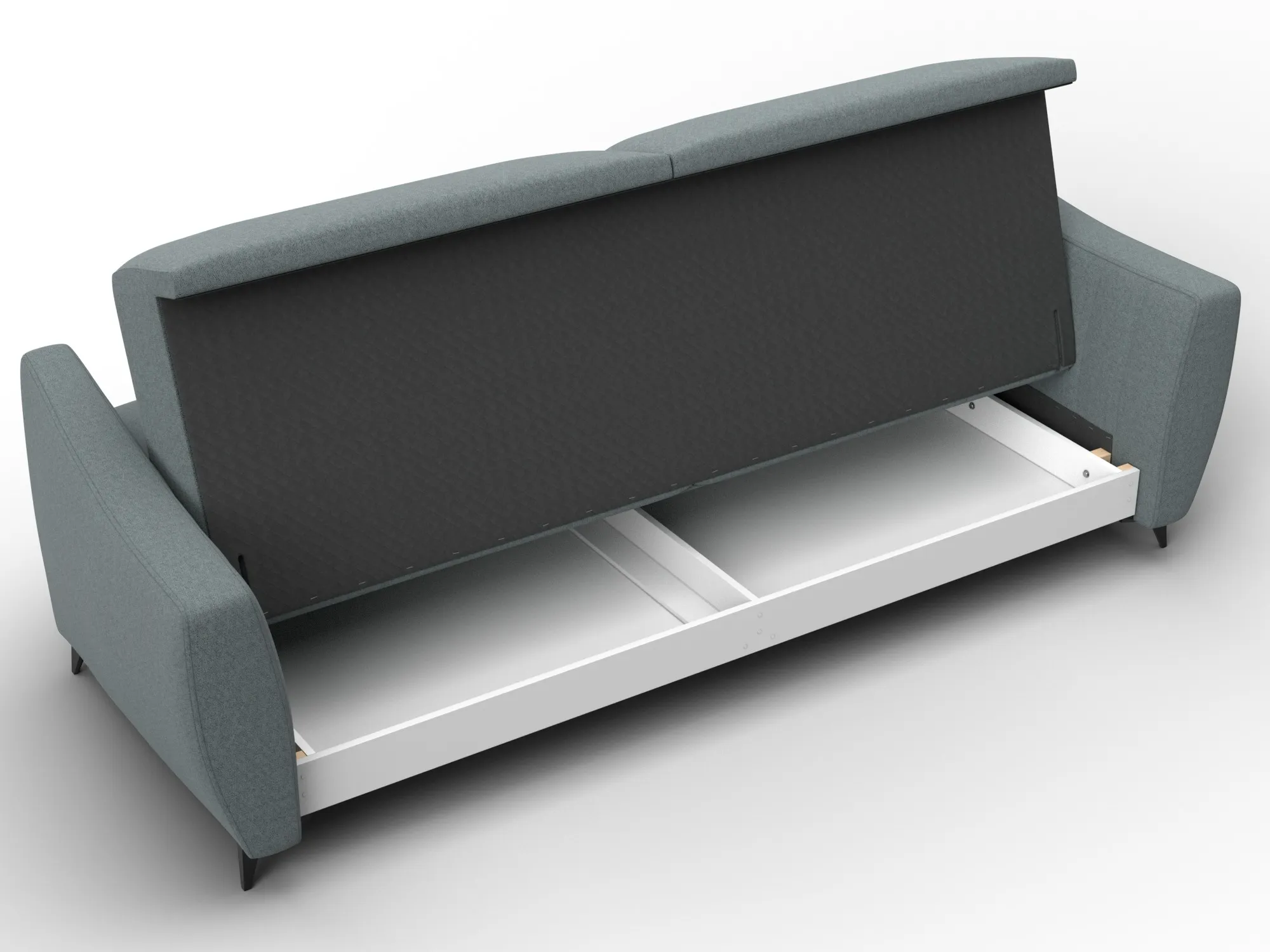 Диван-книжка Лига-095 НПБ ( Амур 07 серый )