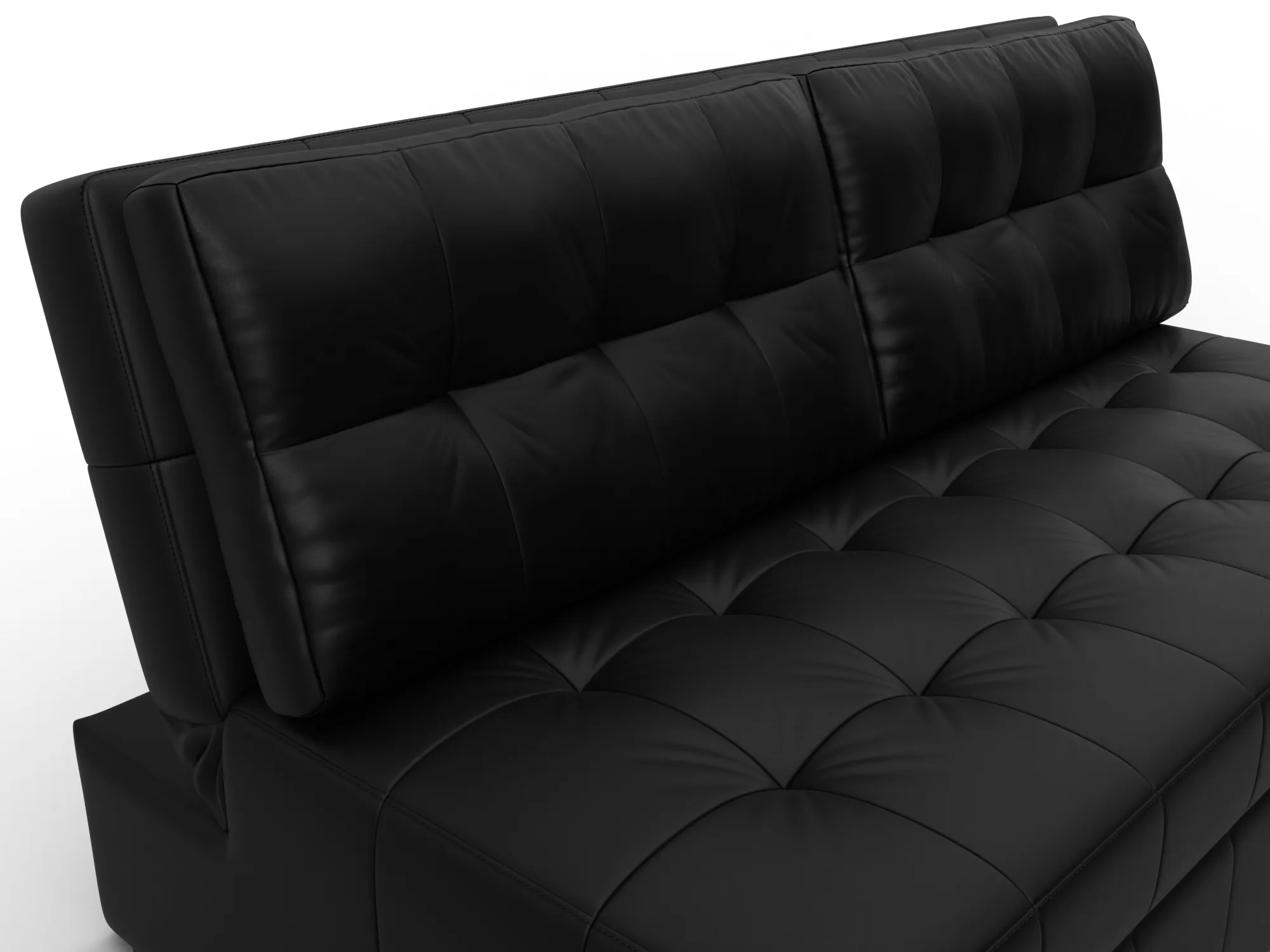 Диван прямой Лига-107 (160) ( GRIFON 18 черный )