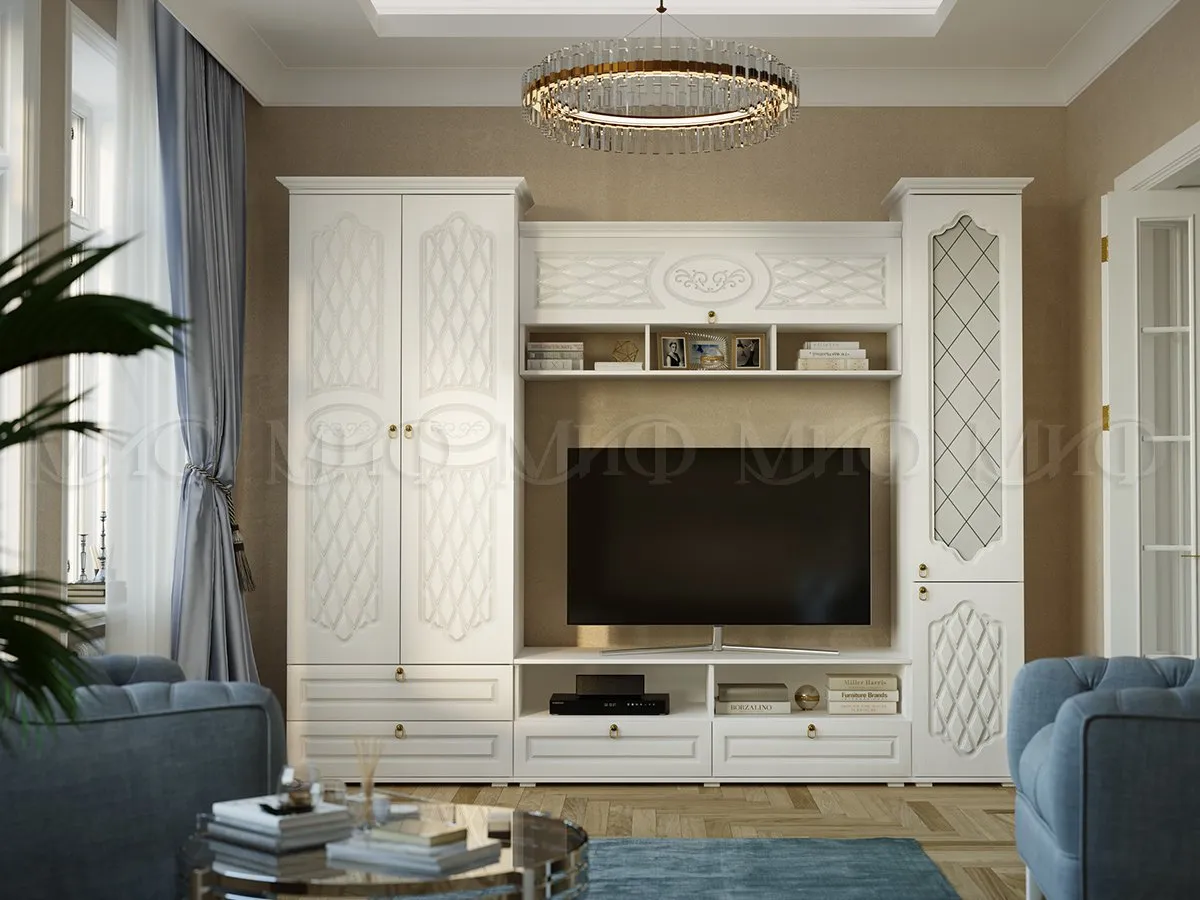 Гостиная Престиж (белый)