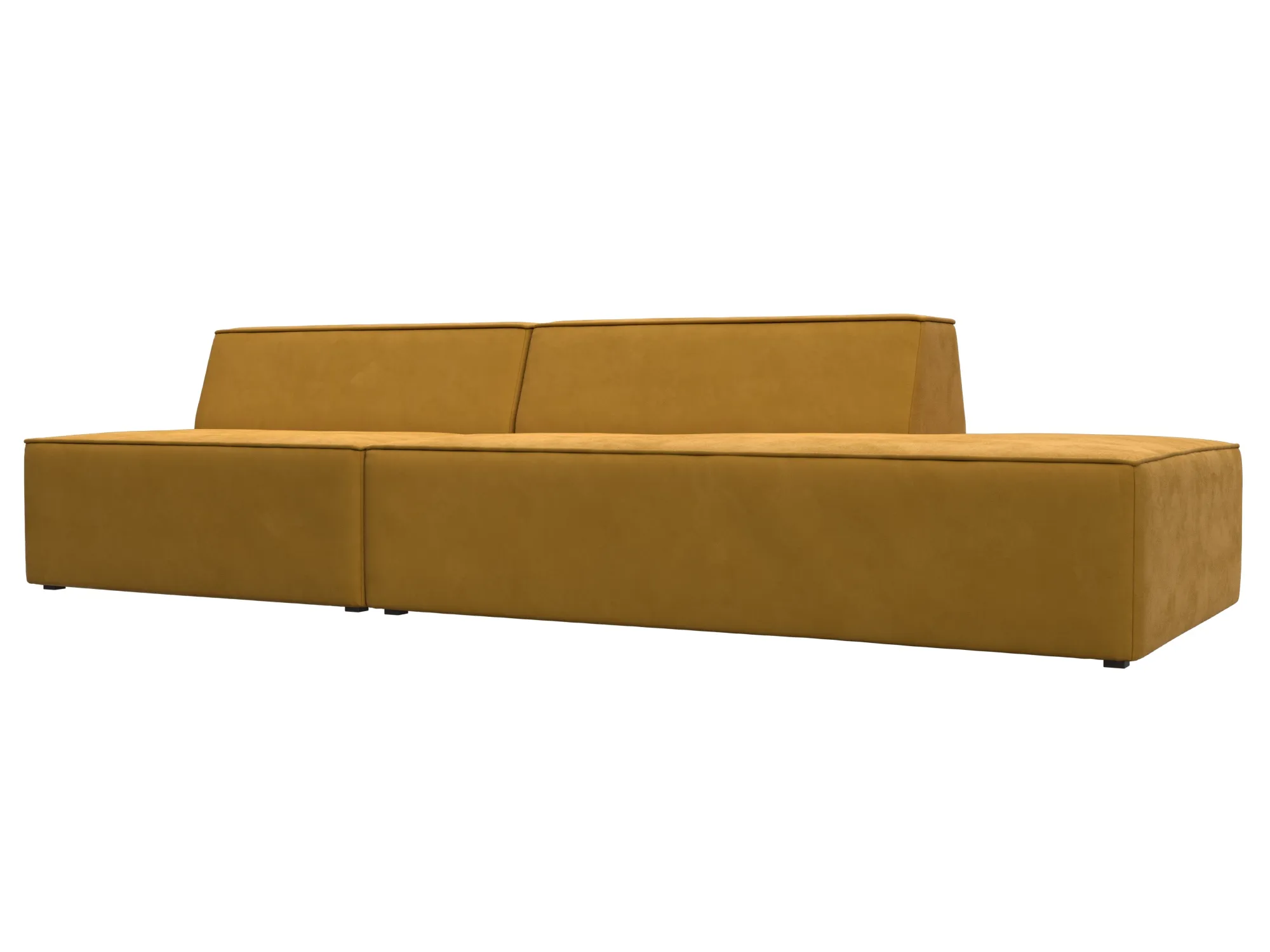 Диван прямой модульный Монс Модерн правый ( BRUT 10 желтый )