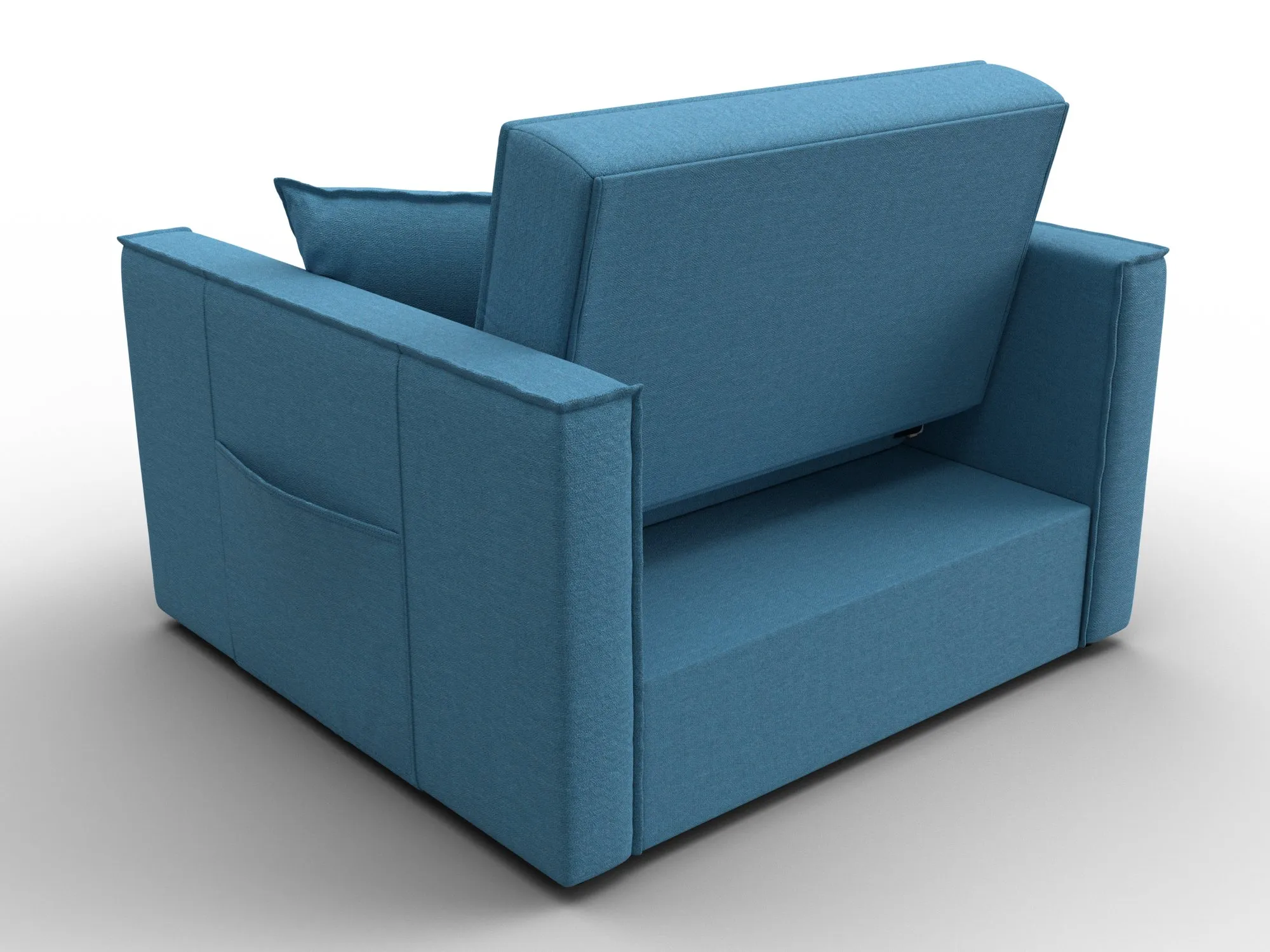 Кресло-кровать Лига-104 (80) ( Амур 10 голубой )