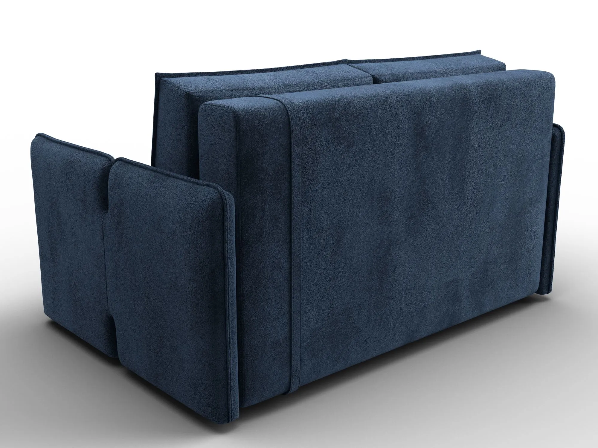 Диван прямой Лига-117 ( TOWER 13 синий )