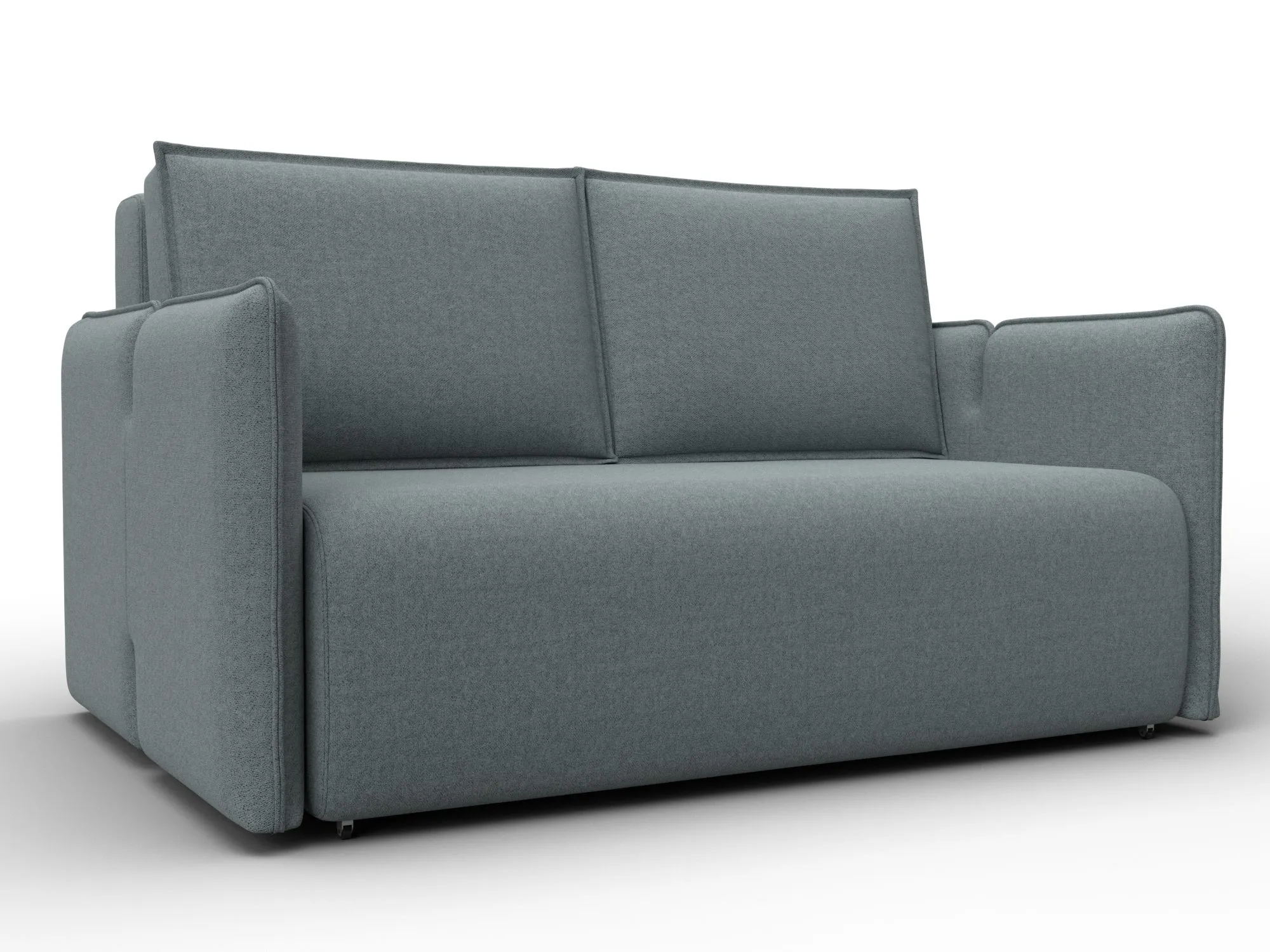 Диван прямой Лига-117 ( Амур 07 серый )