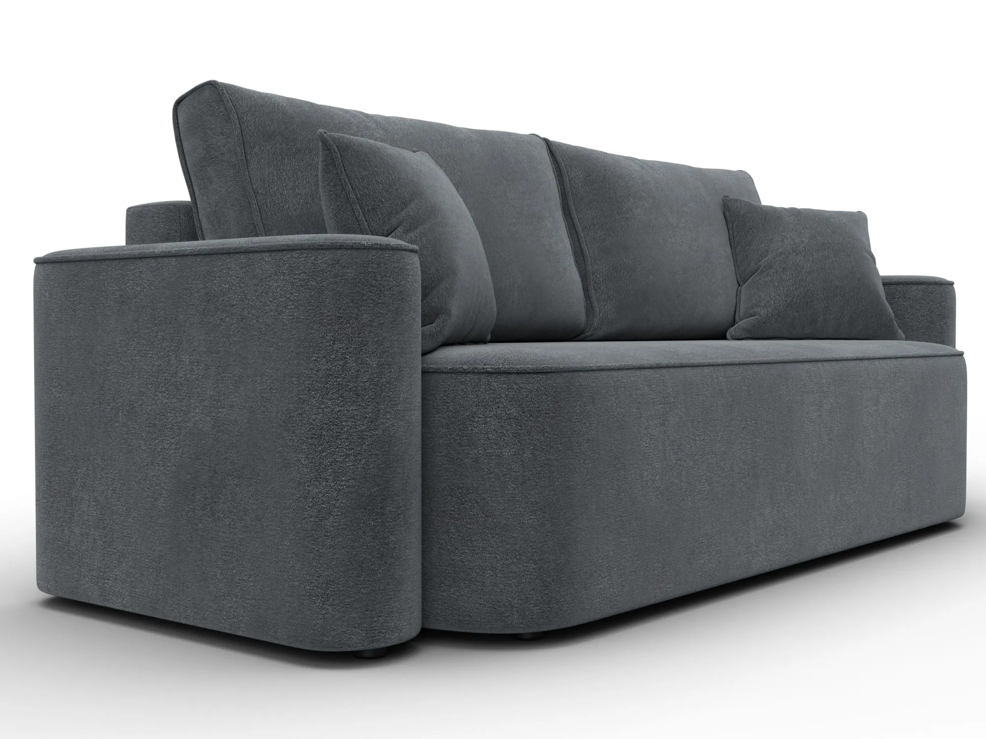 Диван прямой Лига-118 НПБ ( LAIM 23 светло-серый )