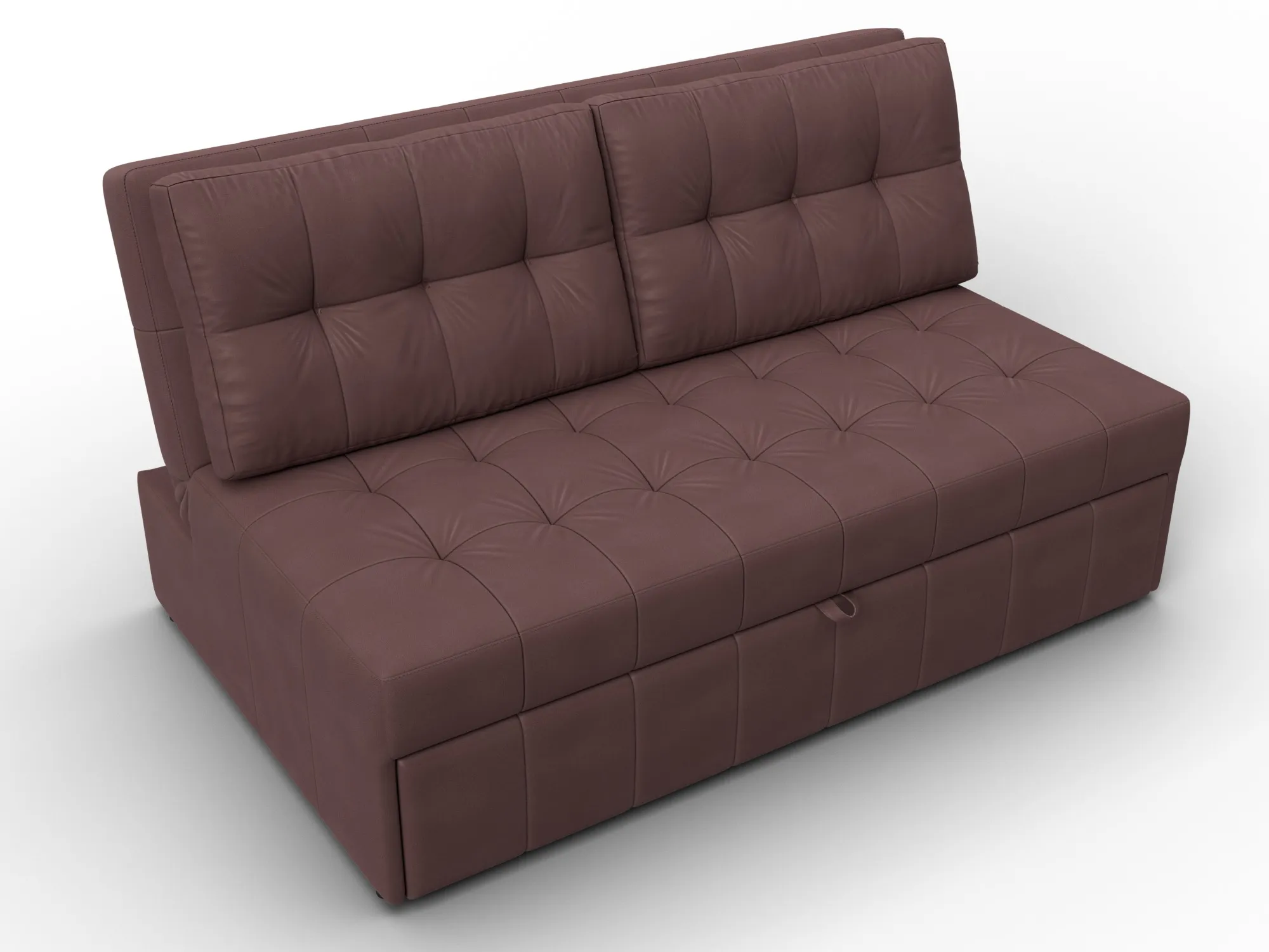 Диван прямой Лига-107 (140) ( JOLY 09 бордовый )