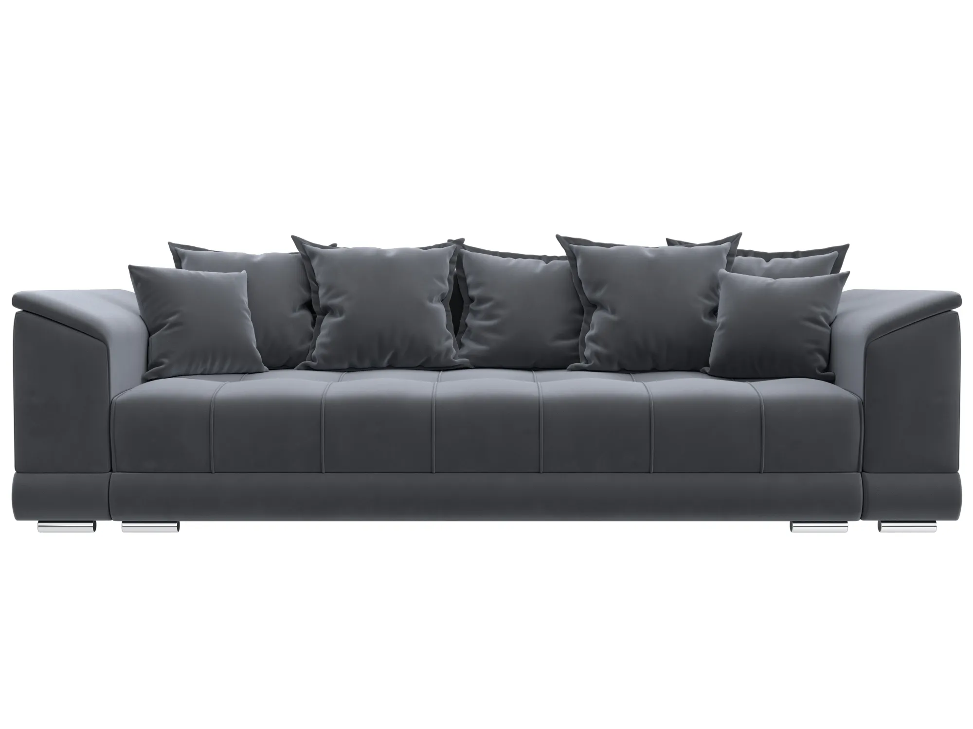 Диван прямой НордСтар НПБ ( SEVEN 17 серый )