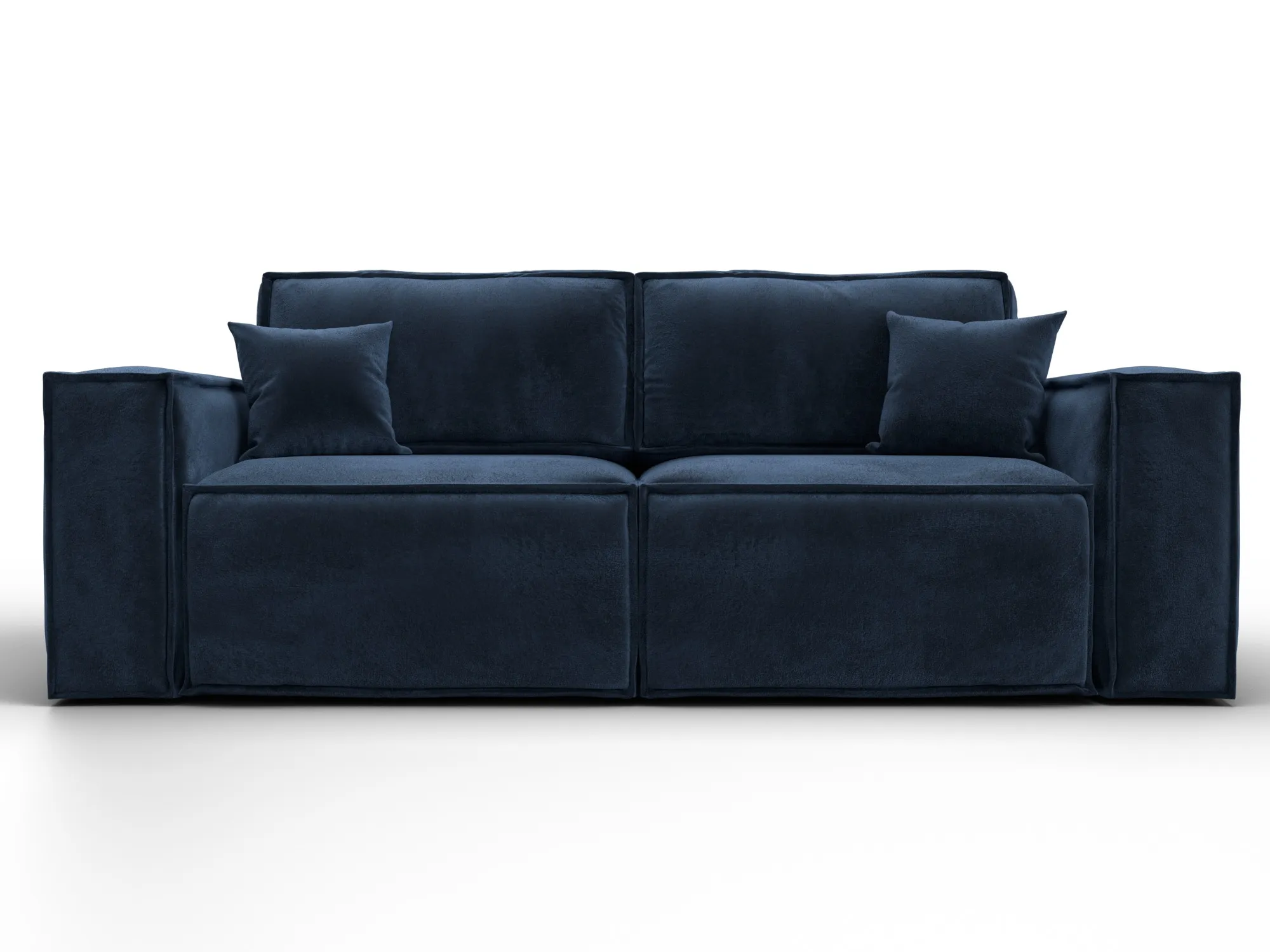 Диван прямой Лига-081 НПБ ( TOWER 13 синий )