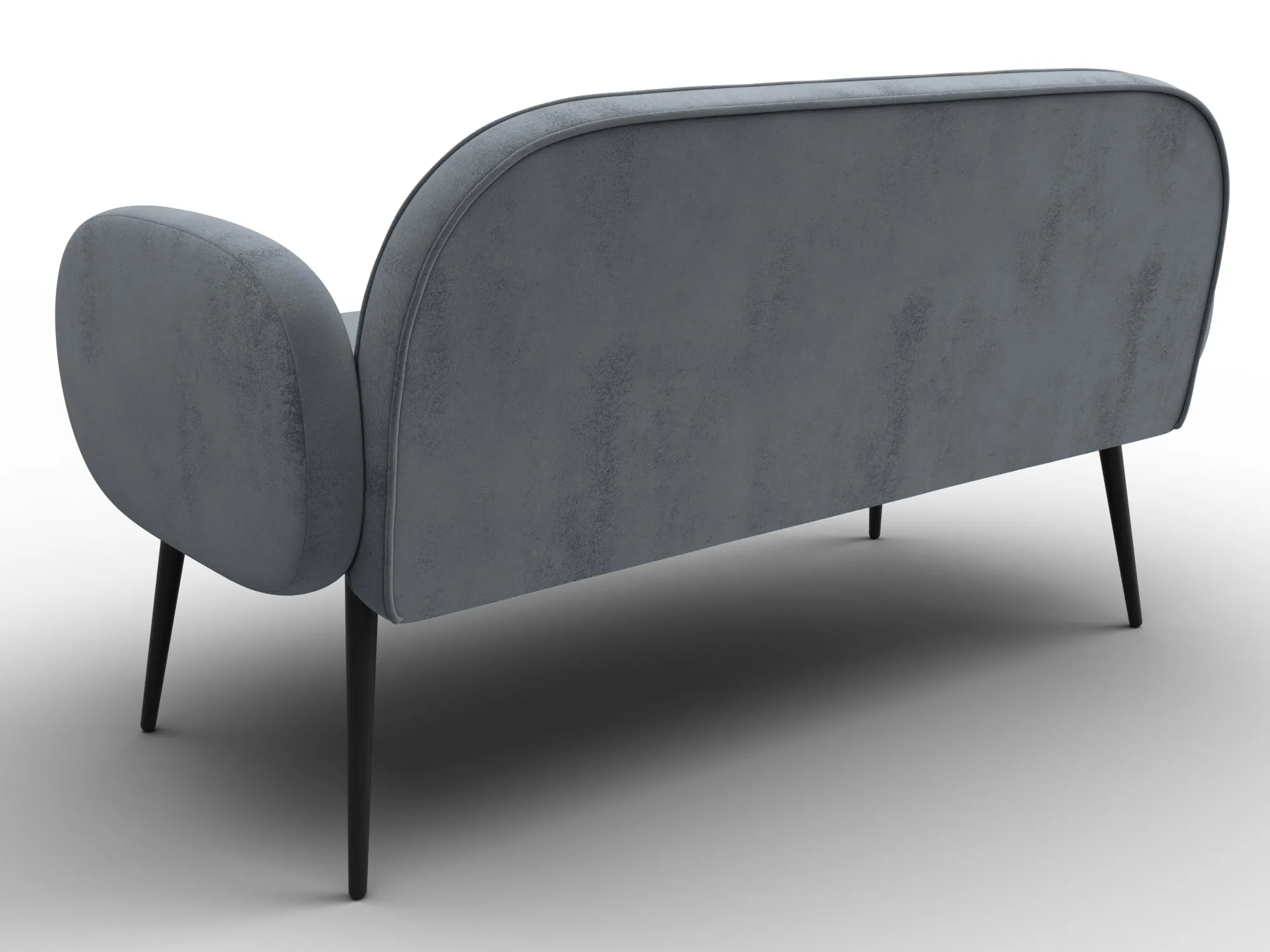 Диван прямой Лига-086 ( TOWER 10 серый )