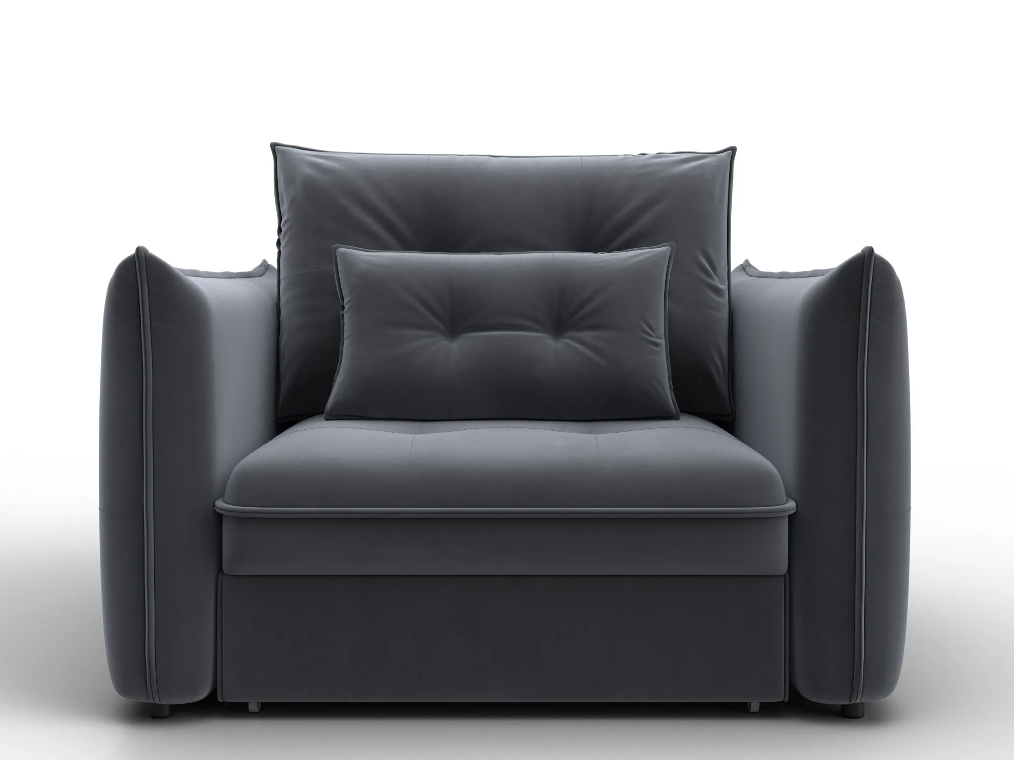 Кресло Лига-100 НПБ ( SEVEN 17 серый )