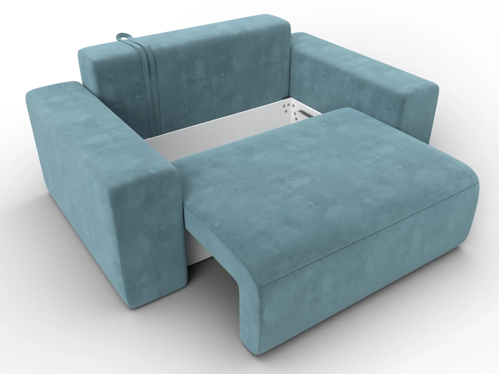 Кресло Лига-036 НПБ ( SEVEN 113 бирюзовый )