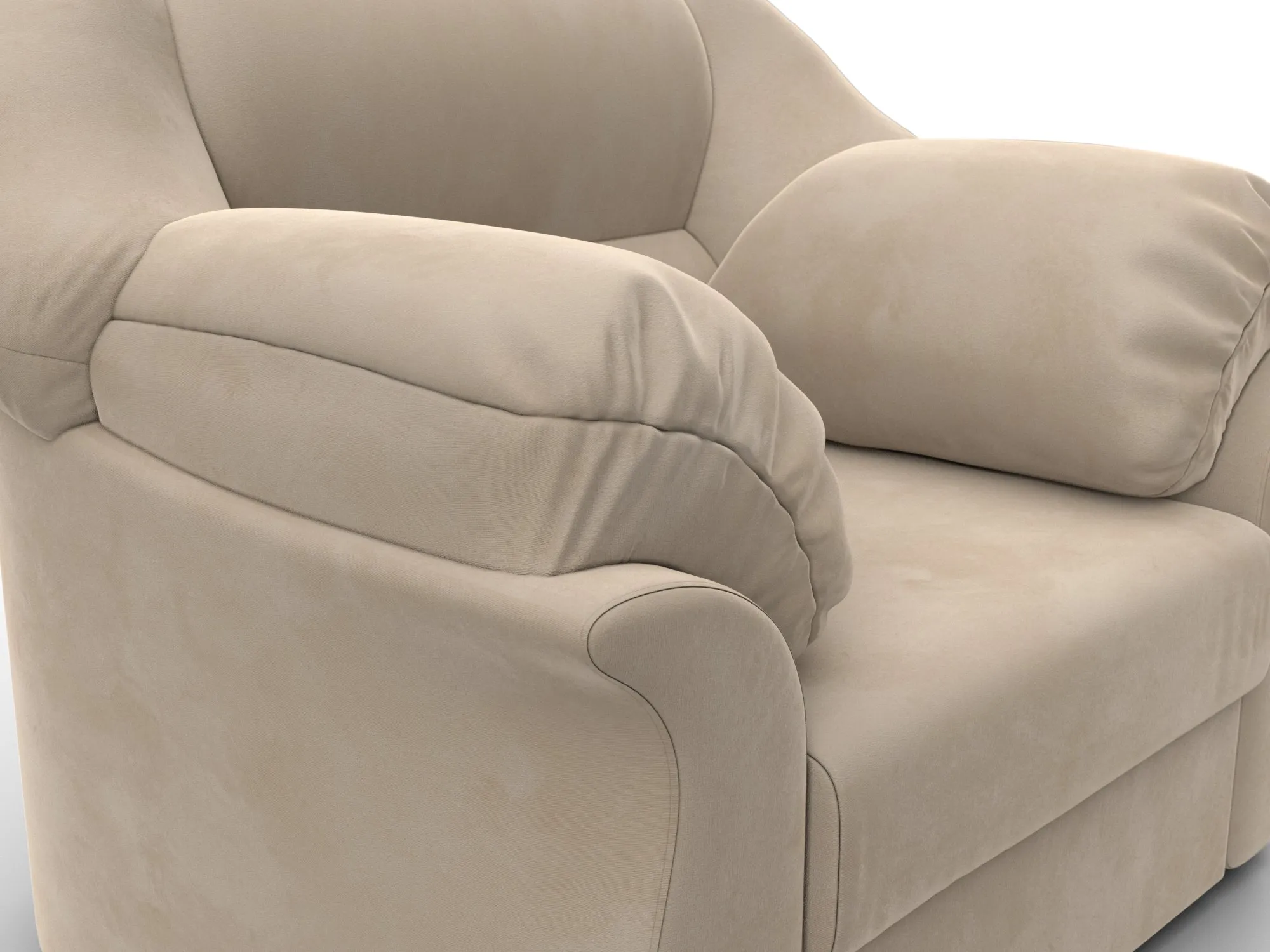 Кресло Карнелла ( SEVEN 729 бежевый )