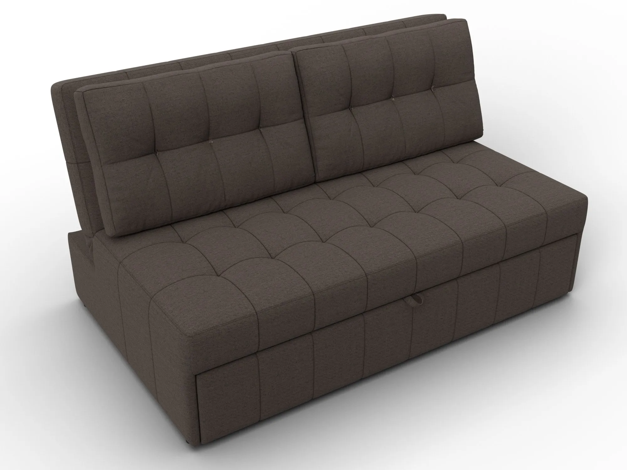 Диван прямой Лига-107 (140) ( Амур 05 коричневый )