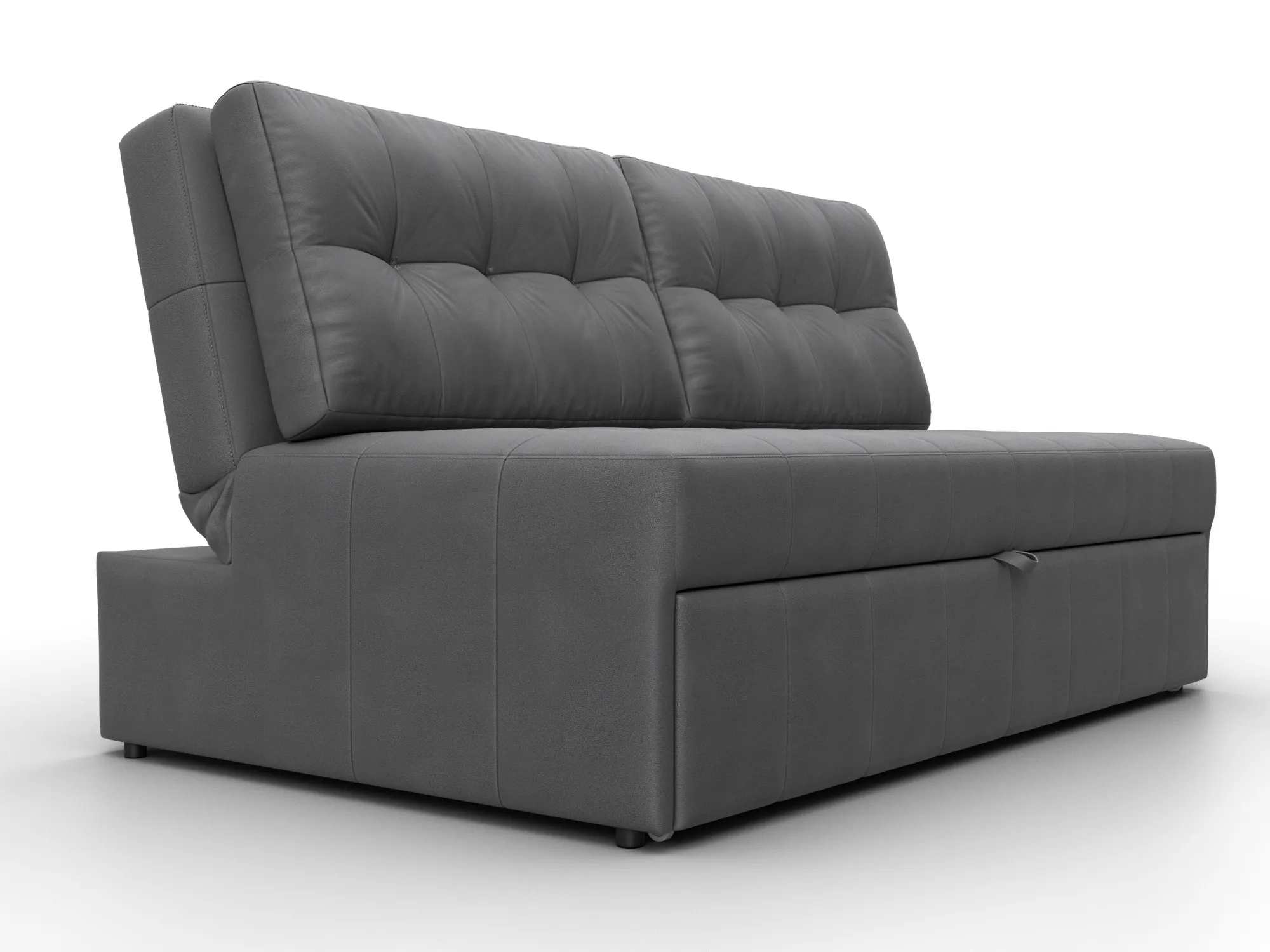 Диван прямой Лига-107 (140) ( JOLY 13 серый )