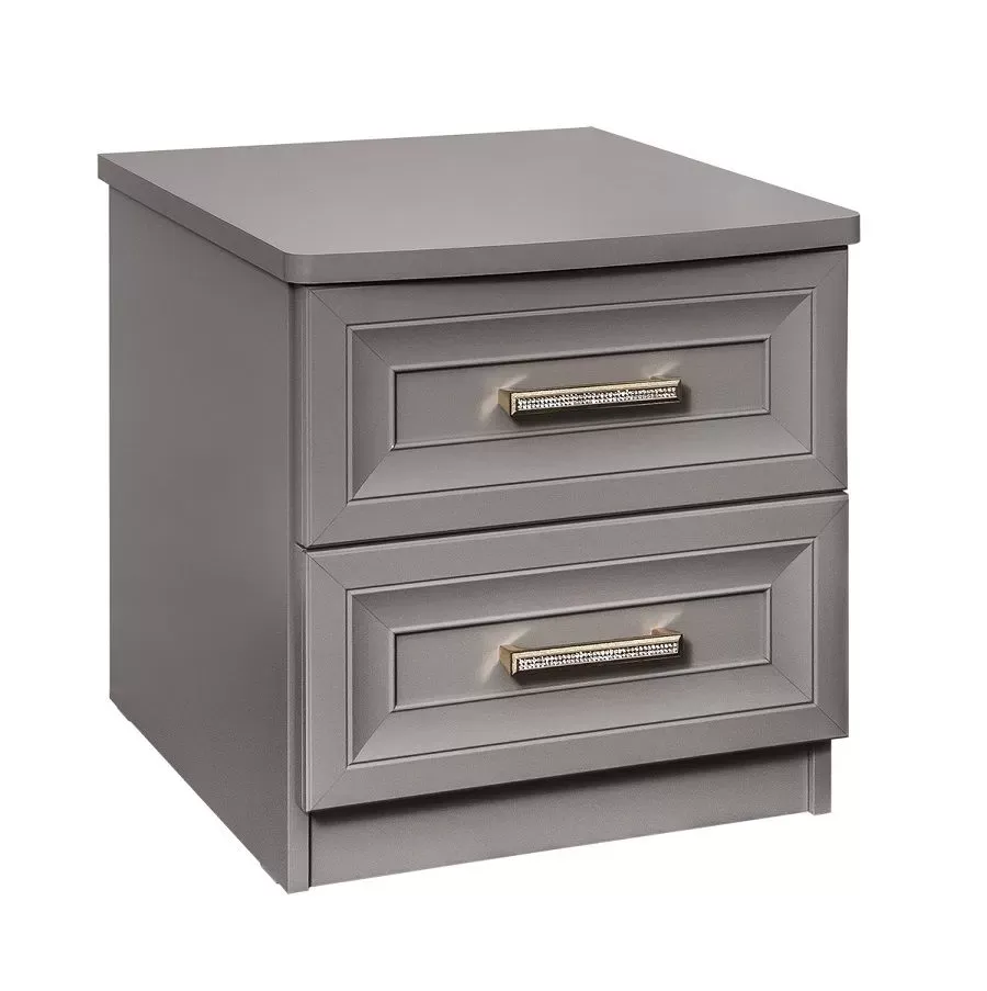 Тумба прикроватная Мокко серый камень