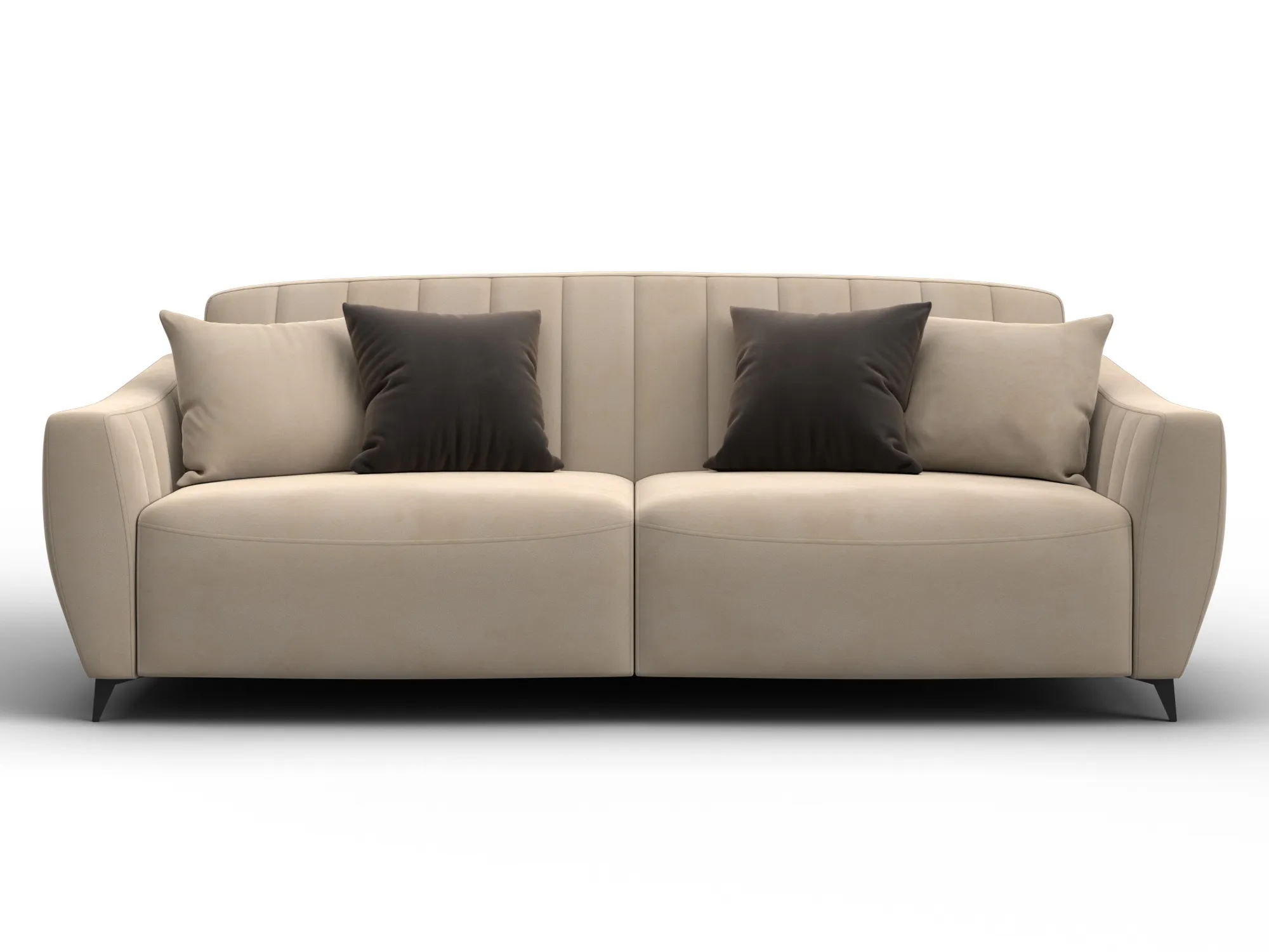 Диван-книжка Лига-095 НПБ ( SEVEN 729 бежевый )