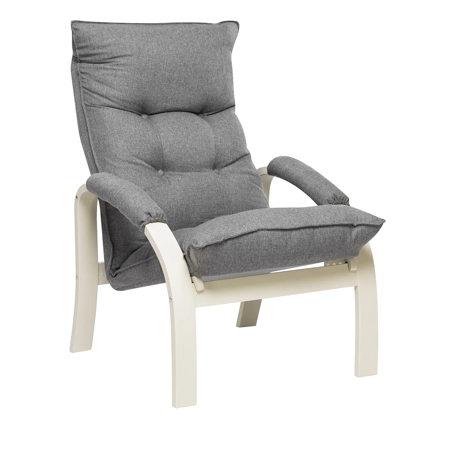 Кресло-трансформер Leset Левада (Слоновая кость/Malmo 90 (серый))