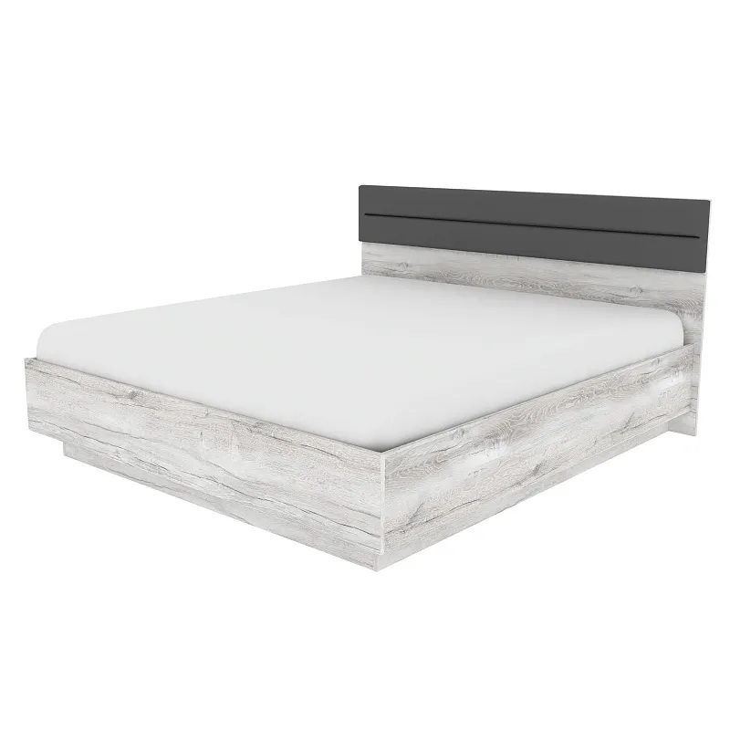 Кровать Neo 307 Люкс с подъемным механизмом (1600) Дуб шавиниган