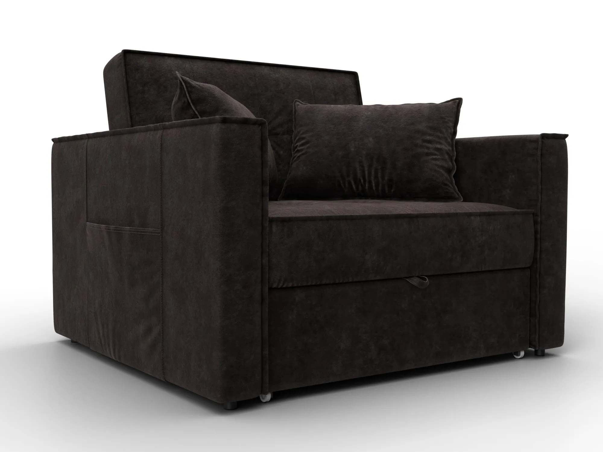 Кресло-кровать Лига-104 (80) ( BRUT 17 коричневый )