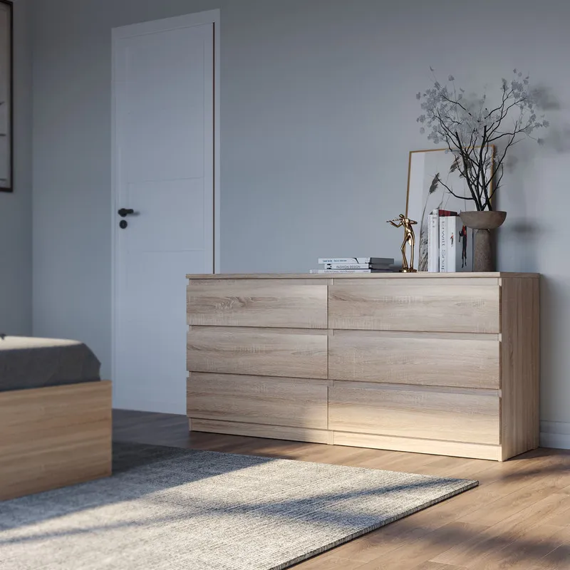 2.05.02.060.3 МАЛЬТА комод 6 ящиков 160х76 сонома RU