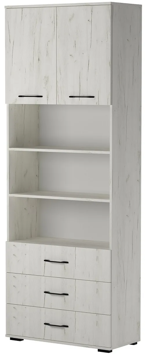 Шкаф с 3-мя ящиками ИТАЛИЯ ШК3Я-800 Крафт белый