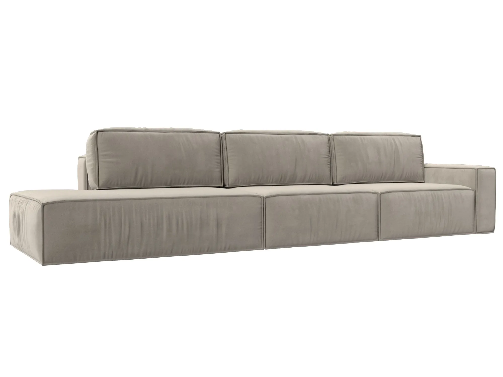 Диван прямой Прага Модерн Лонг подлокотник справа