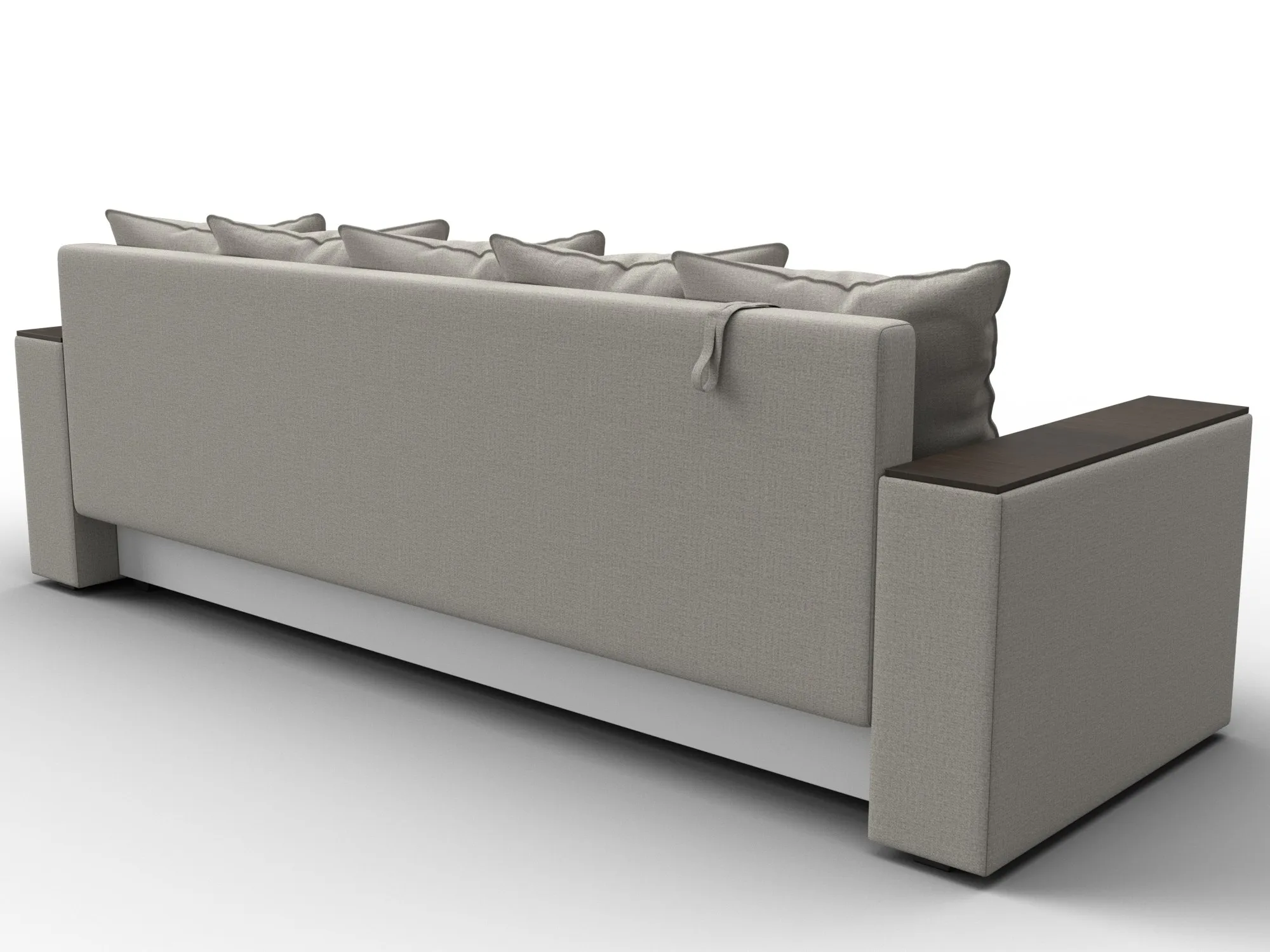 Диван прямой Дубай Лайт ( Амур 02 бежевый )