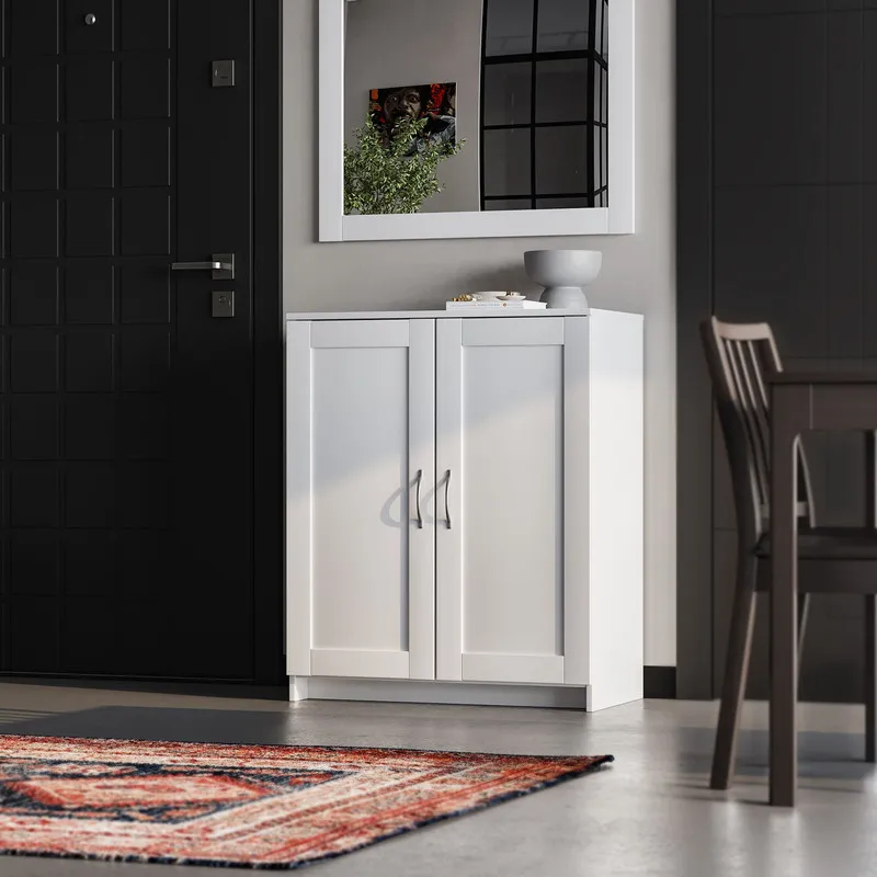 2.02.03.270.1 СИРИУС Тумба 2 двери 78х95 белая RU