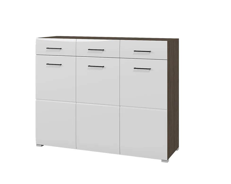 Комод Ненси (венге/белый глянец)