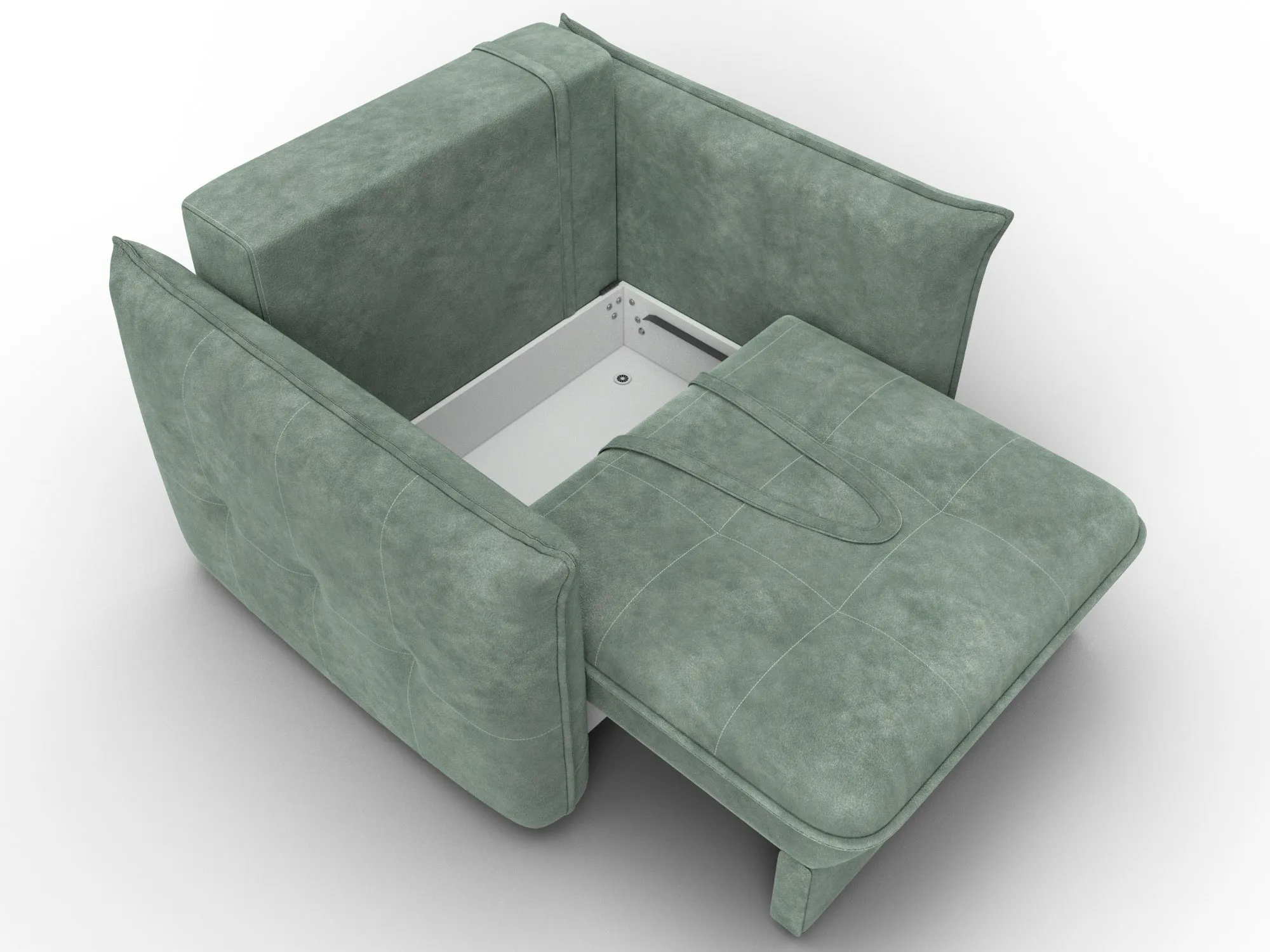 Кресло Лига-100 НПБ ( BRUT 08 зеленый )