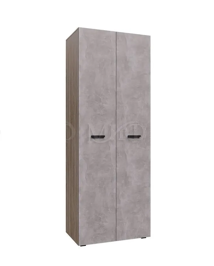 Шкаф Ненси New ЛДСП 2-х дверный (сонома/бетон)