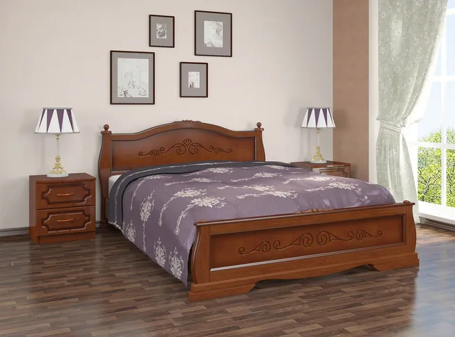 Кровать из массива Карина-2 (120*200) с основанием