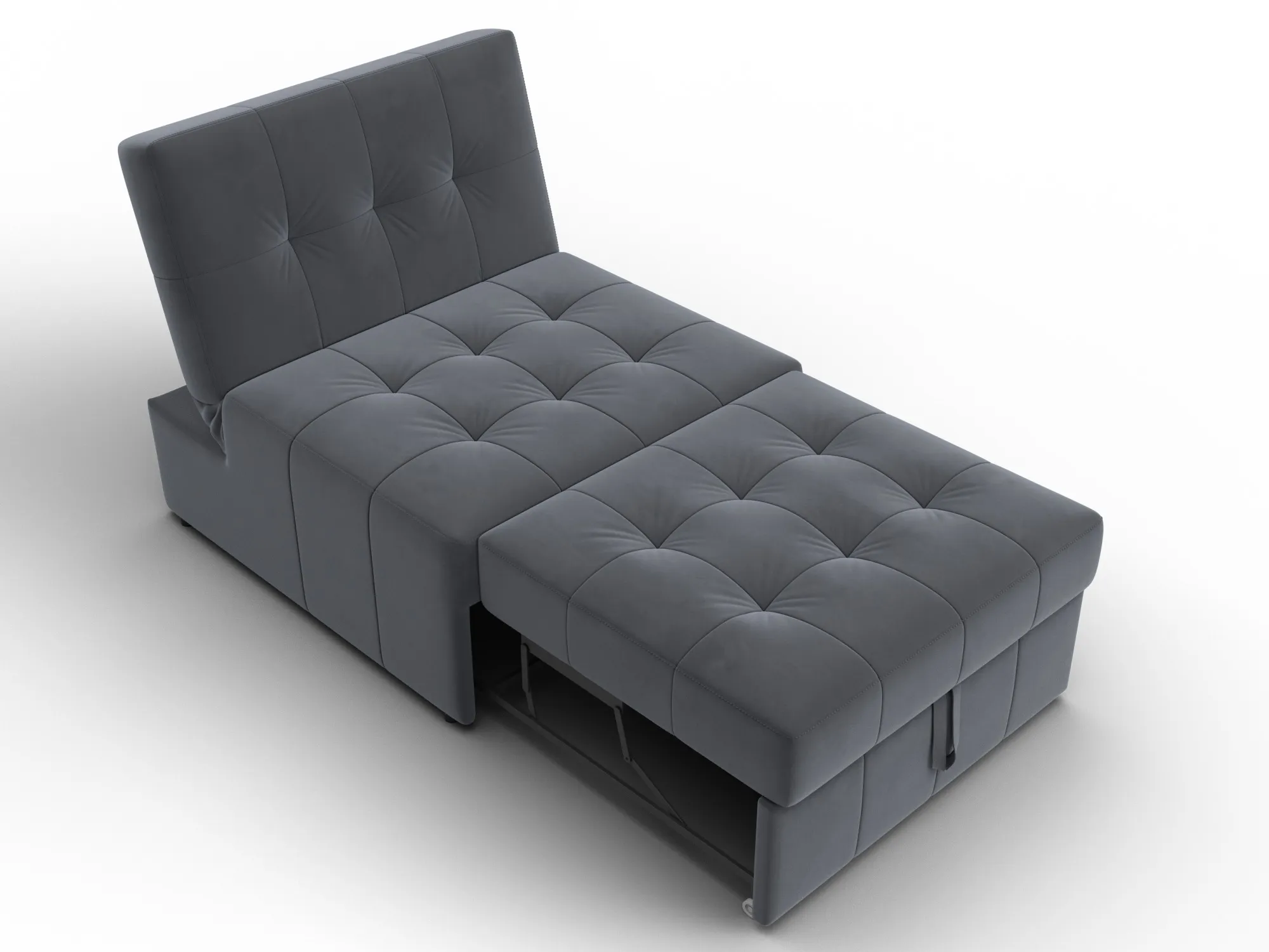 Кресло-кровать Лига-107 (80) ( SEVEN 17 серый )