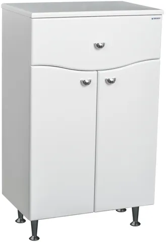 Комод Домино 60 Волна с верхним ящиком В1 Айсберг