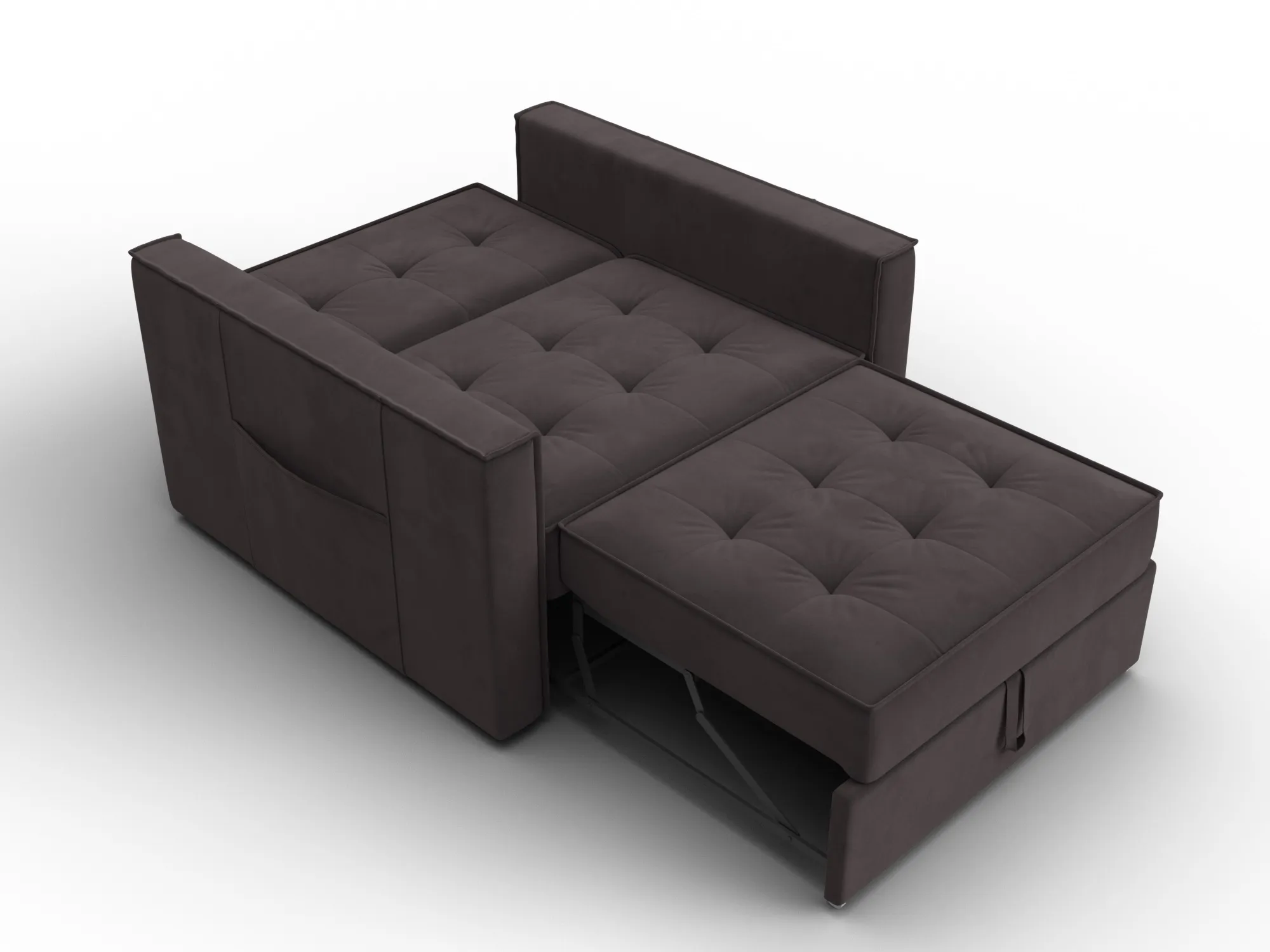 Кресло-кровать Лига-104 (80) ( SEVEN 727 коричневый )