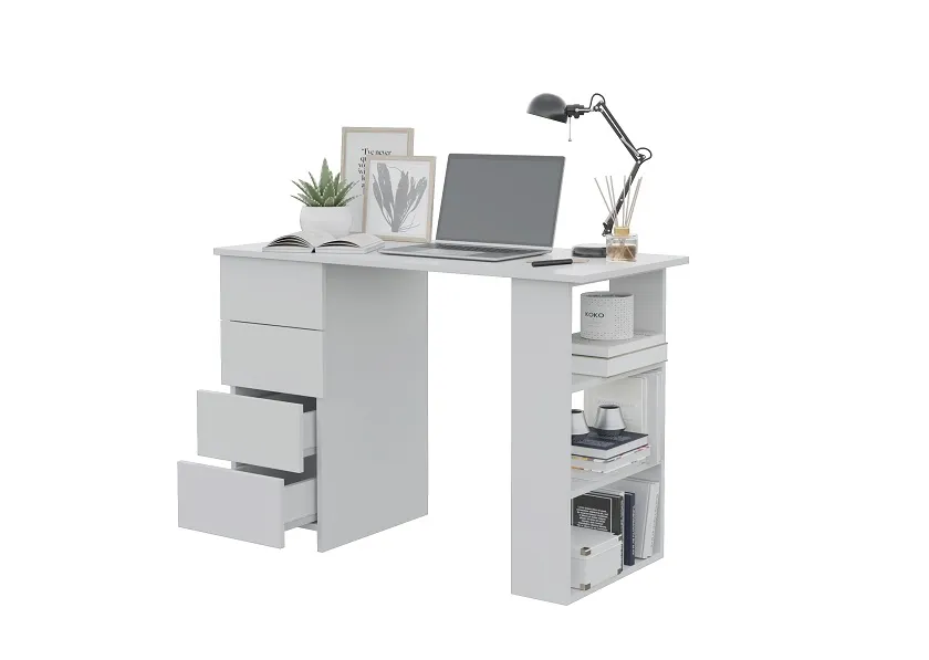 Стол письменный Асти-3 (белый)