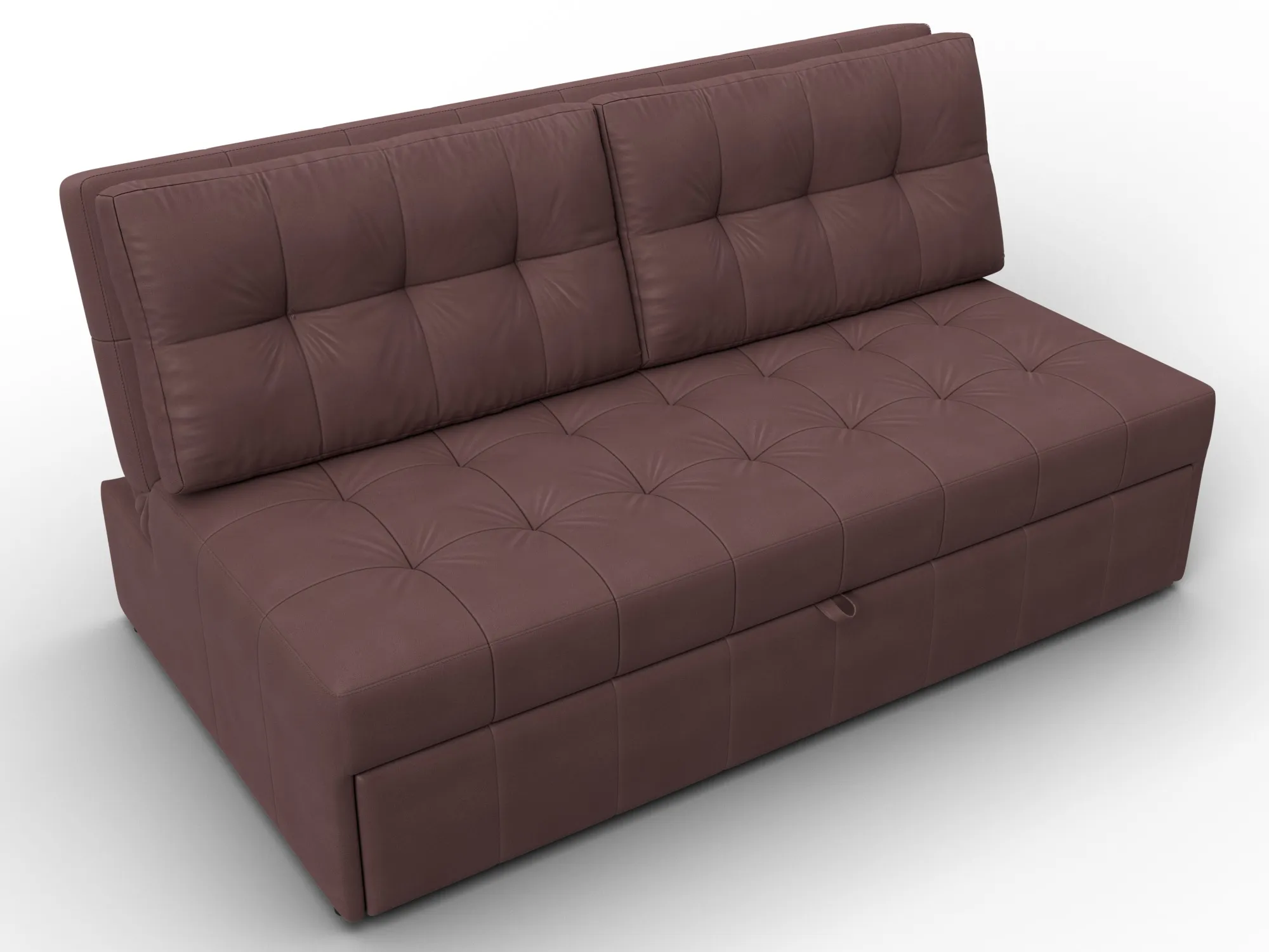 Диван прямой Лига-107 (160) ( JOLY 09 бордовый )