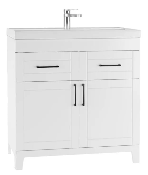 Тумба под умывальник "Classic 80" Charlie с двумя ящиками Домино