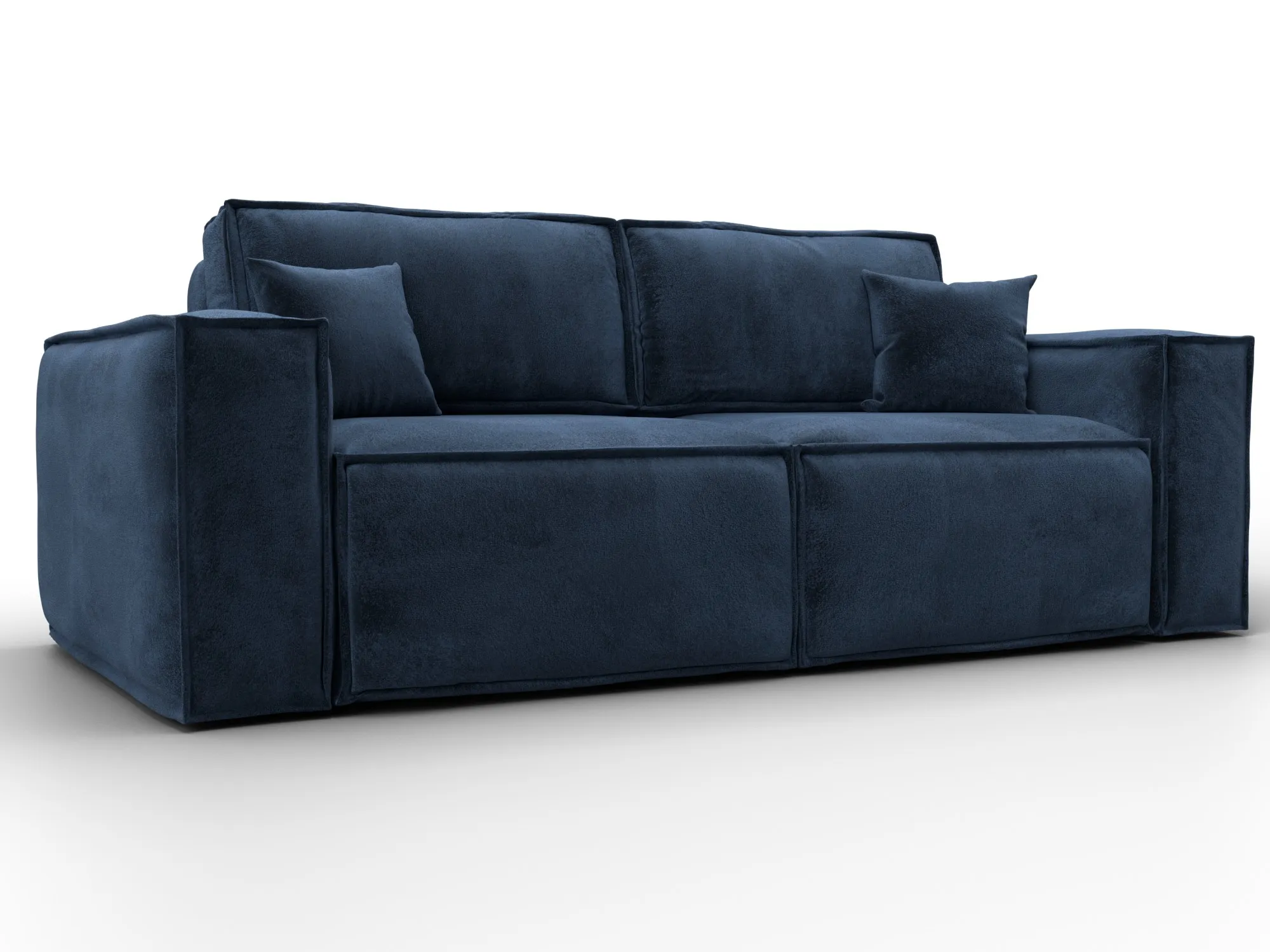 Диван прямой Лига-081 НПБ ( TOWER 13 синий )