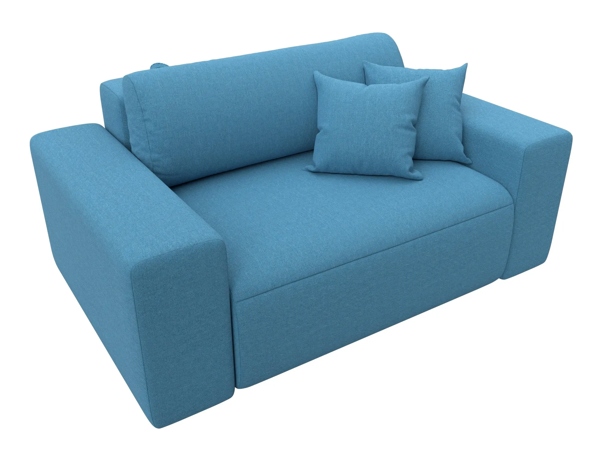 Кресло Лига-036 НПБ ( Амур голубой )