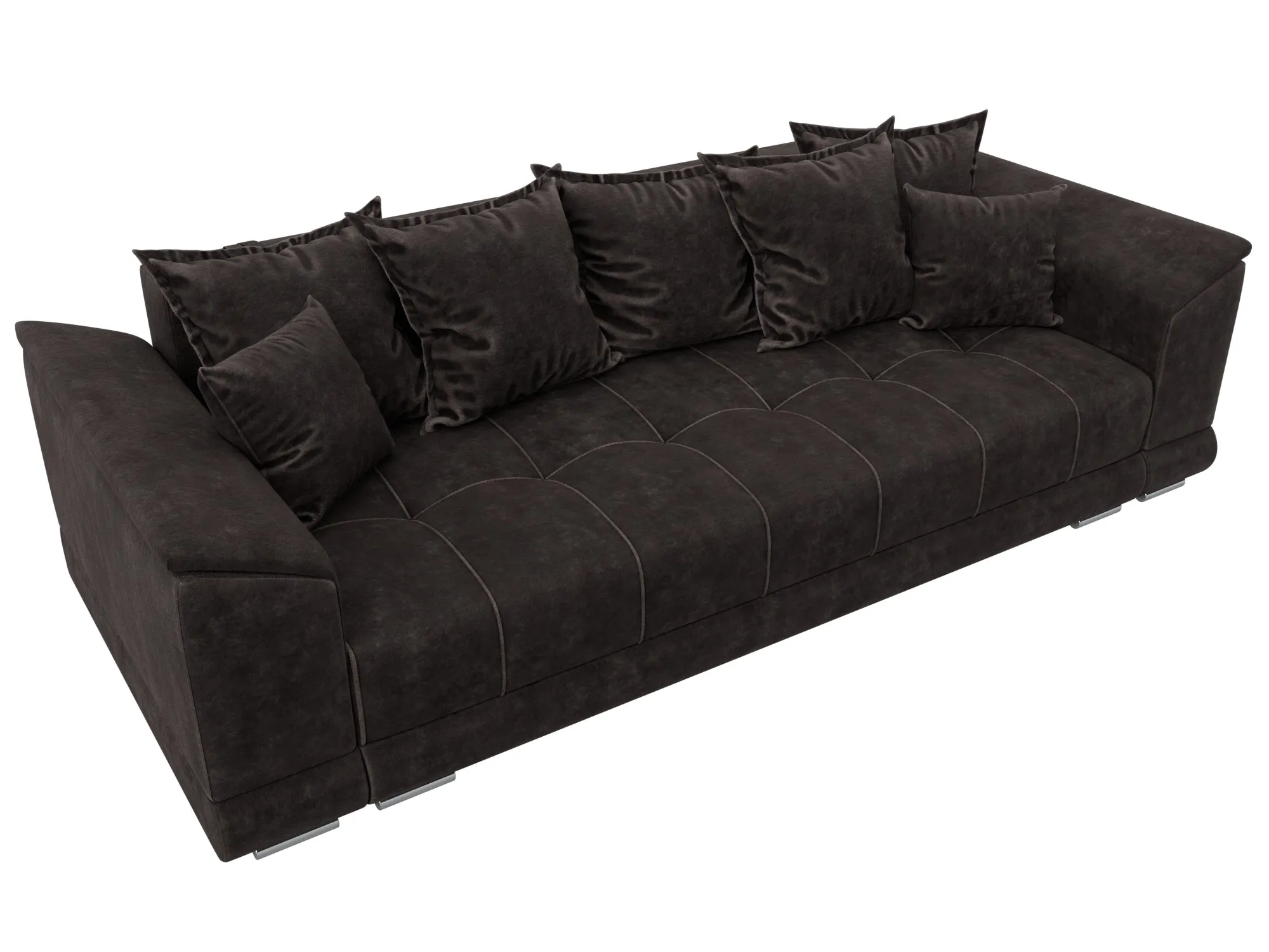 Диван прямой НордСтар НПБ ( BRUT 17 коричневый )