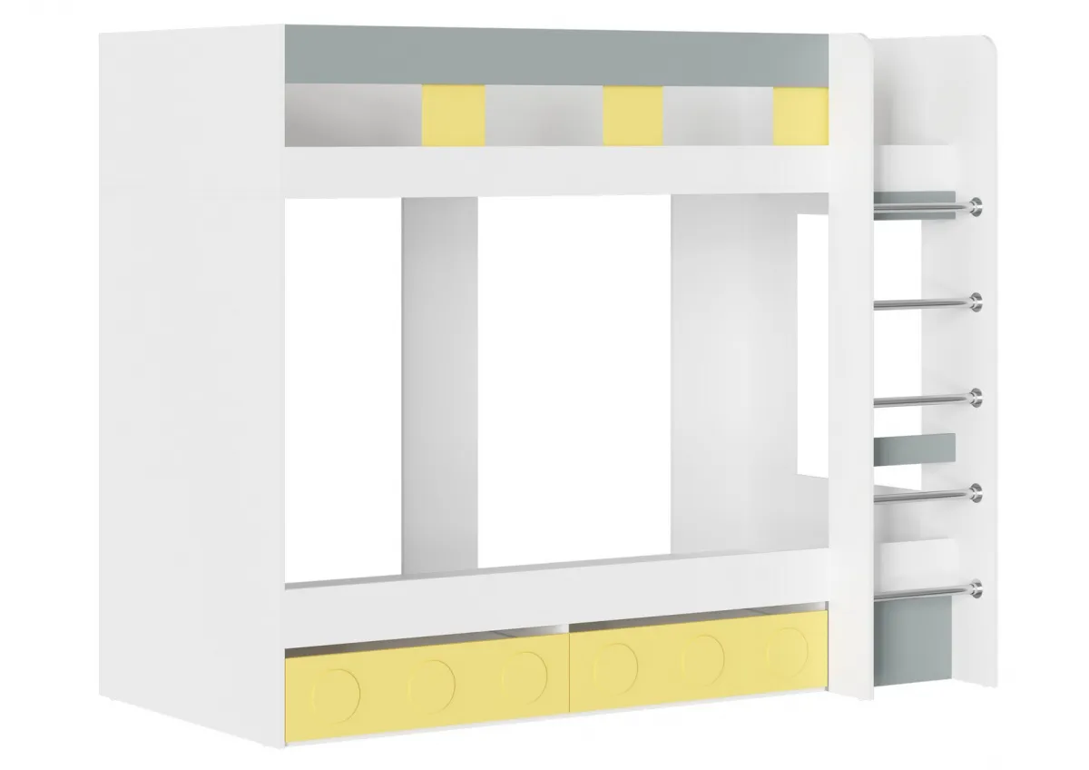 Кровать 2х-ярусная КУБО  КР-001