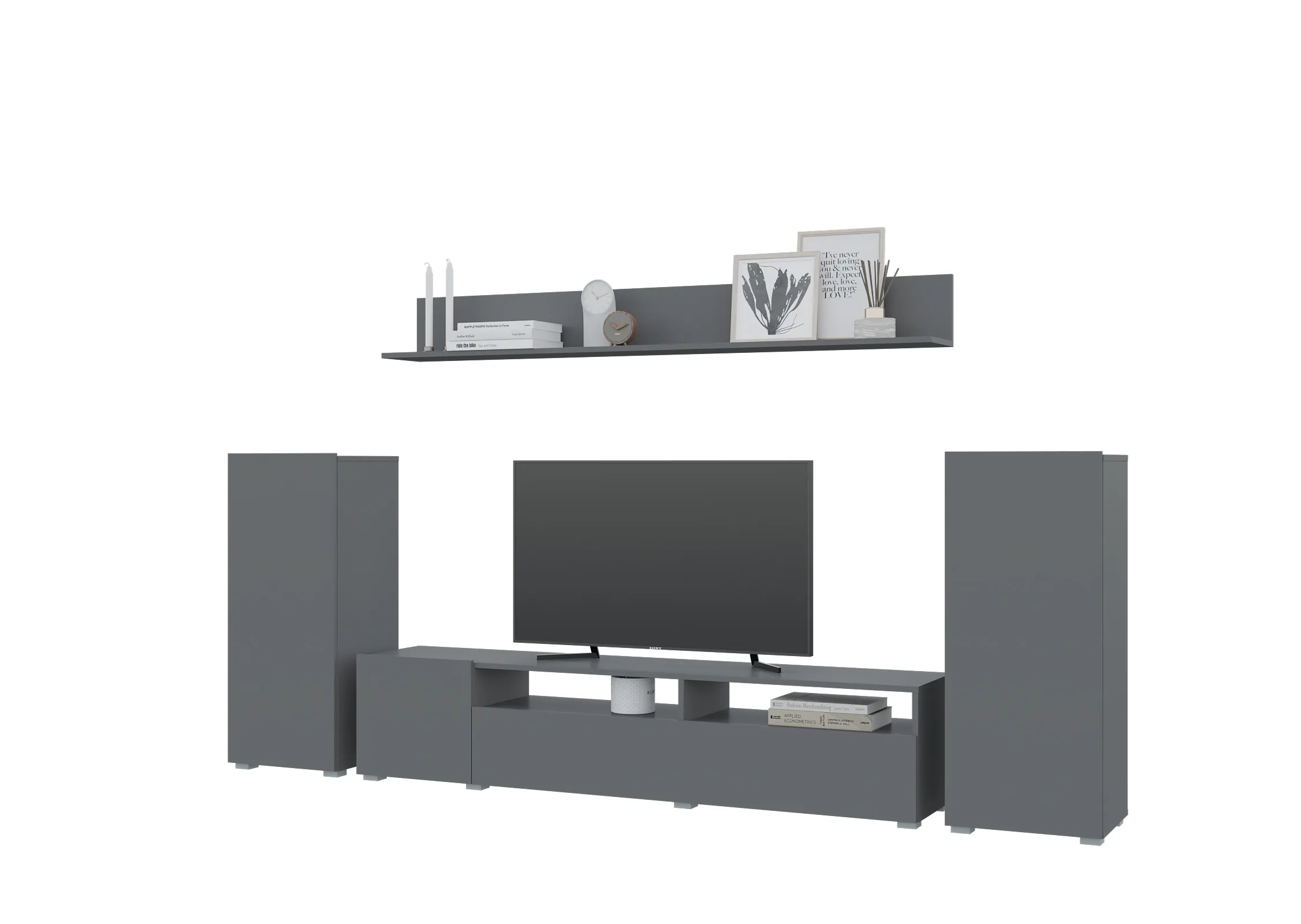 Гостиная Лира ЛДСП Графит