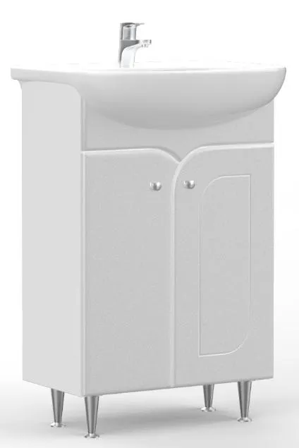 Тумба под умывальник "Уют 50 Радуга" без ящика Айсберг