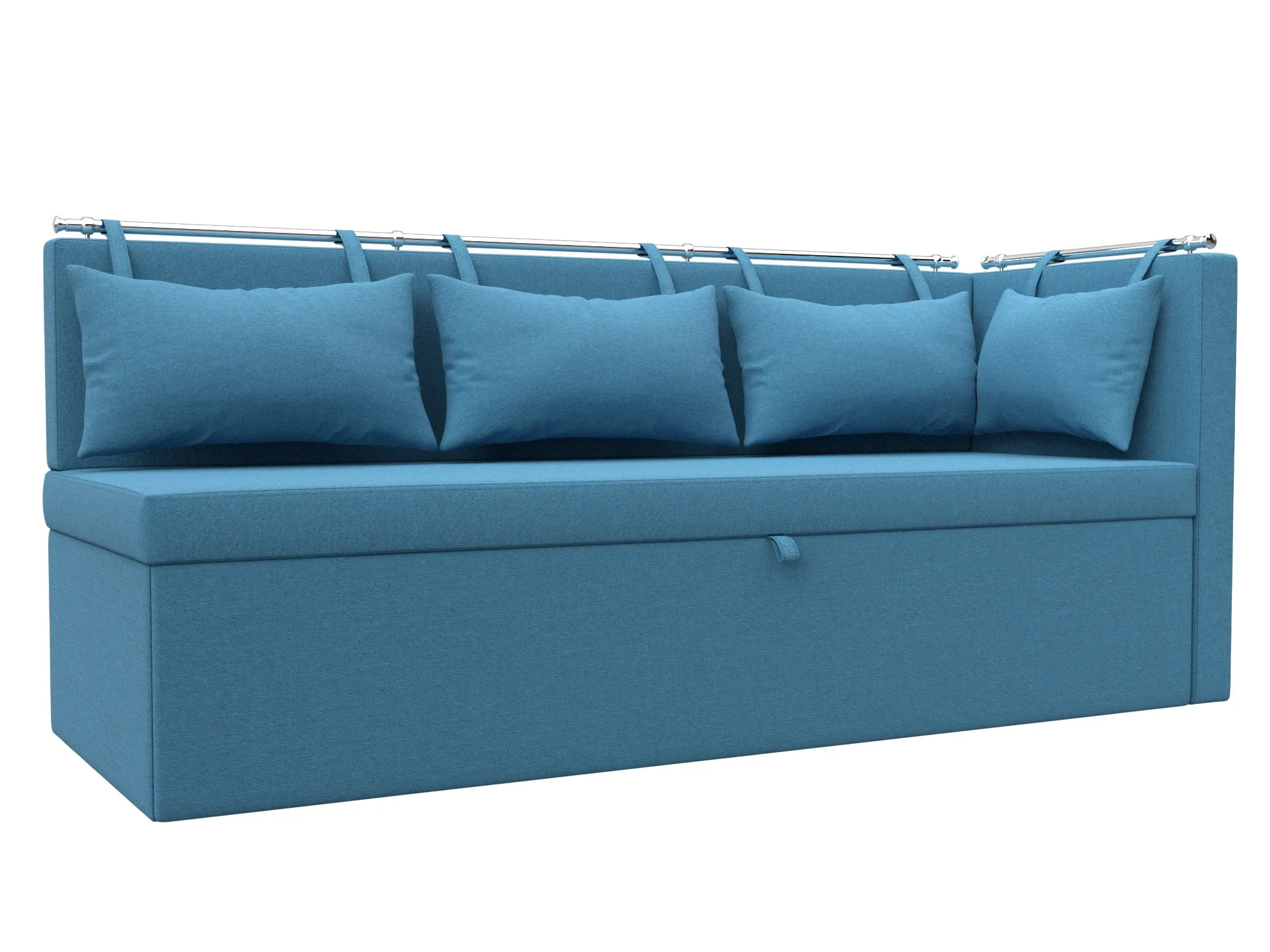 Диван кухонный прямой Метро с углом справа