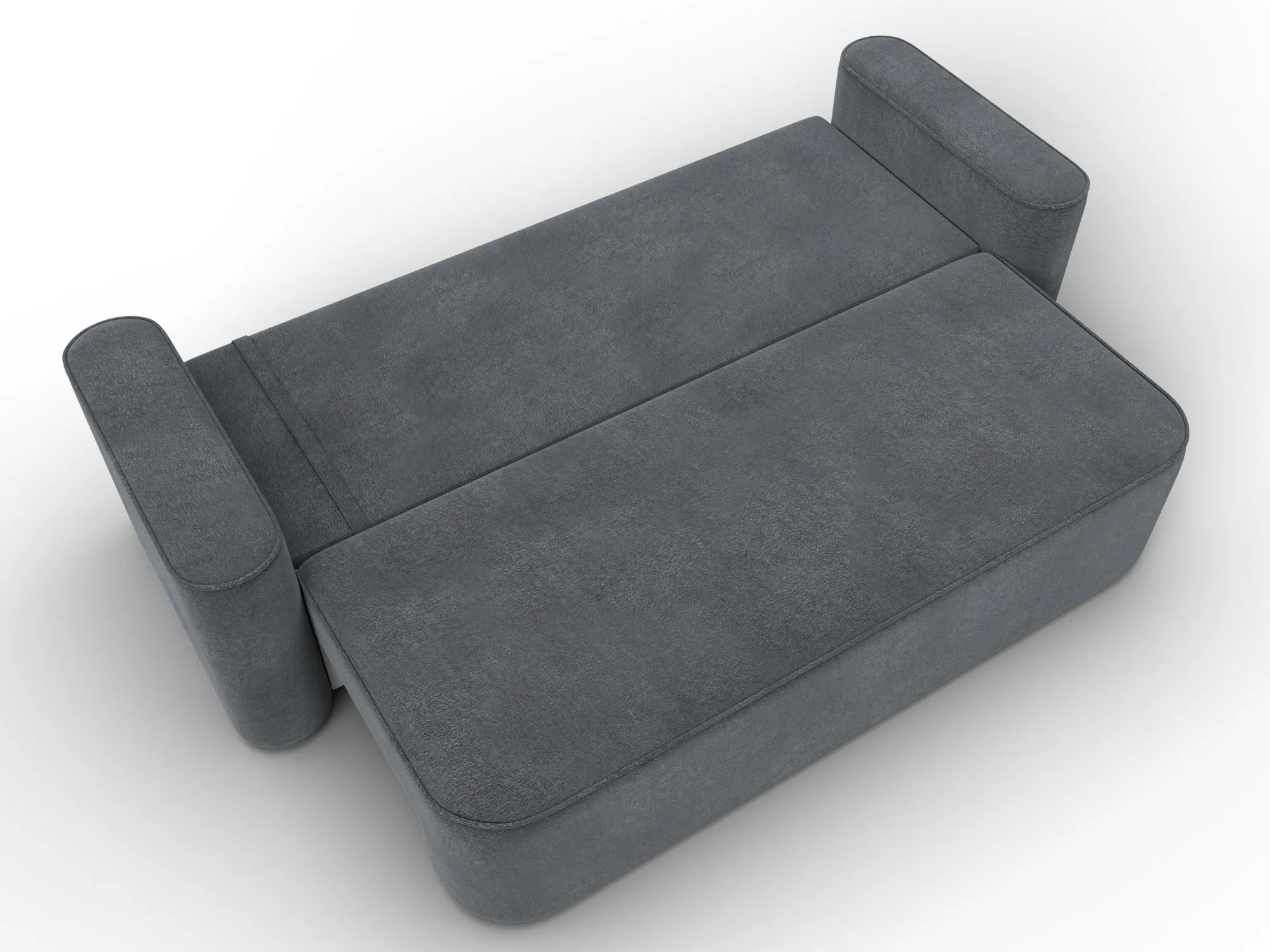 Диван прямой Лига-118 НПБ ( LAIM 23 светло-серый )