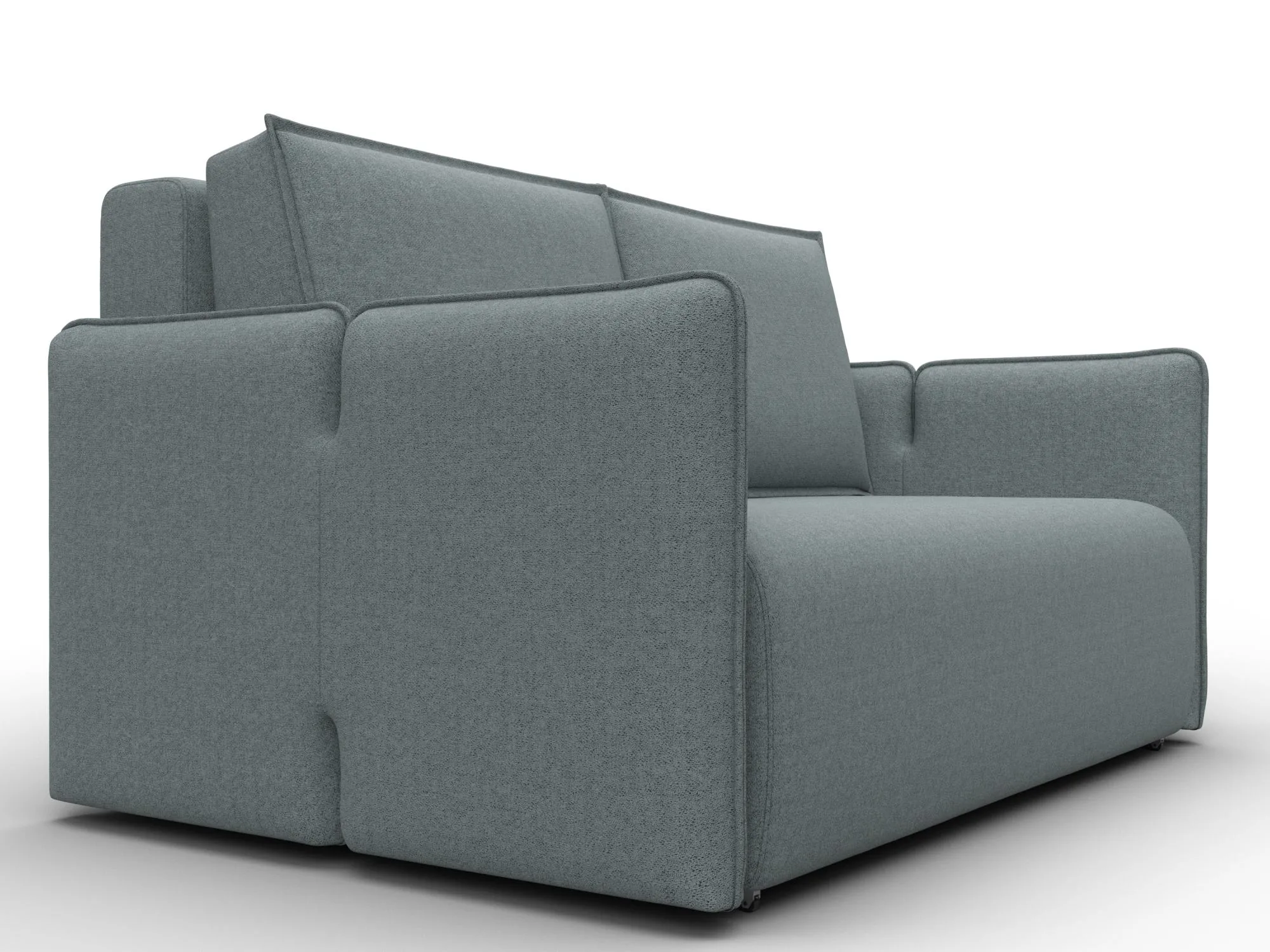 Диван прямой Лига-117 ( Амур 07 серый )